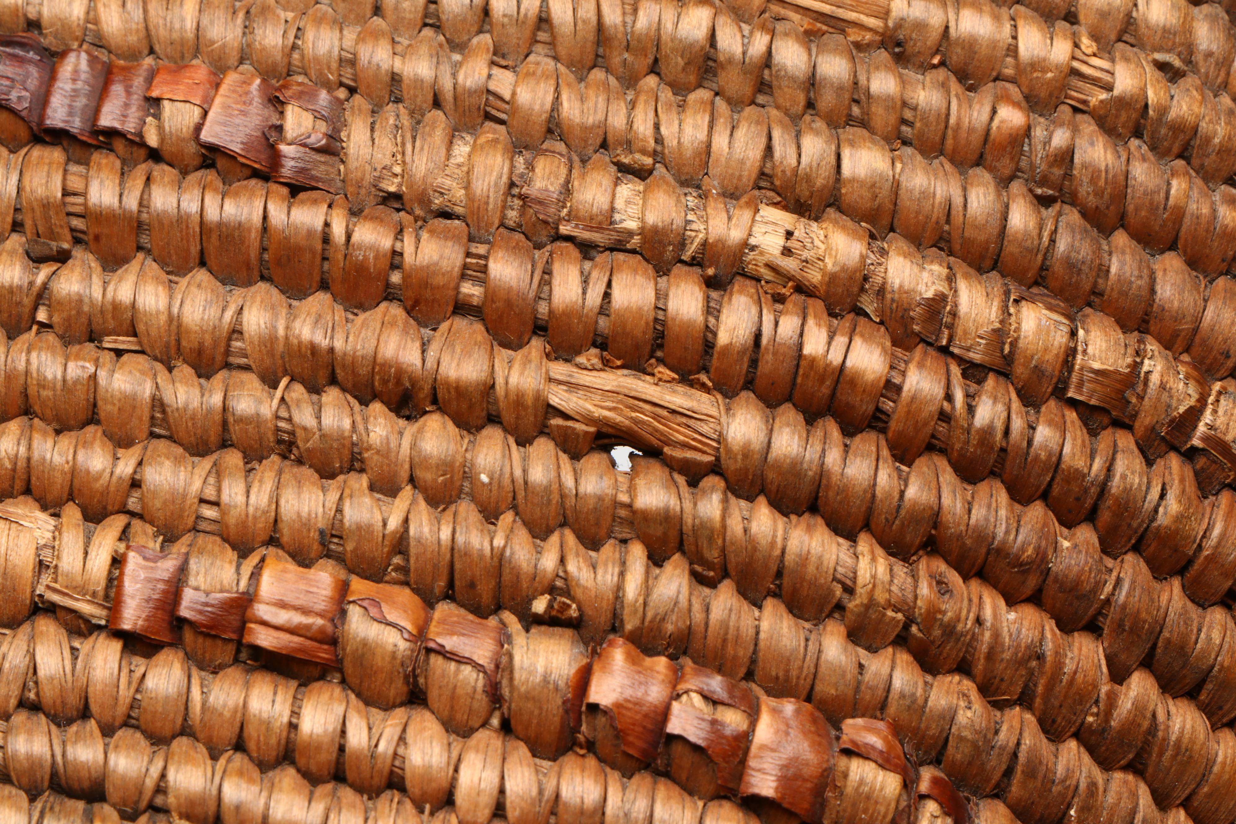 Indigenous Northern Puget Sound/Cascades Rectangular Coiled Basket