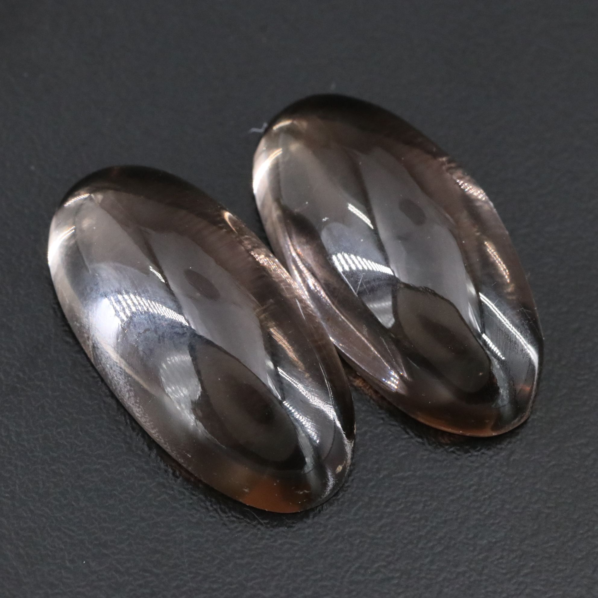 Loose 59.14 CTW Smoky Quartz Cabochons