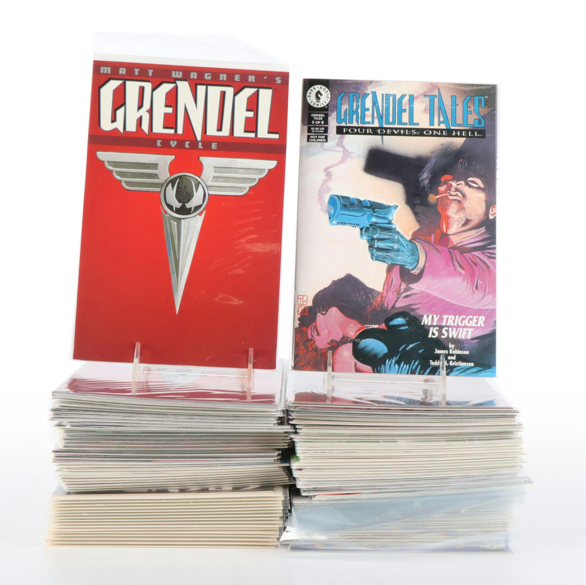 150+ Modern Age "Grendel" and "Grendel Tales" Comic Books