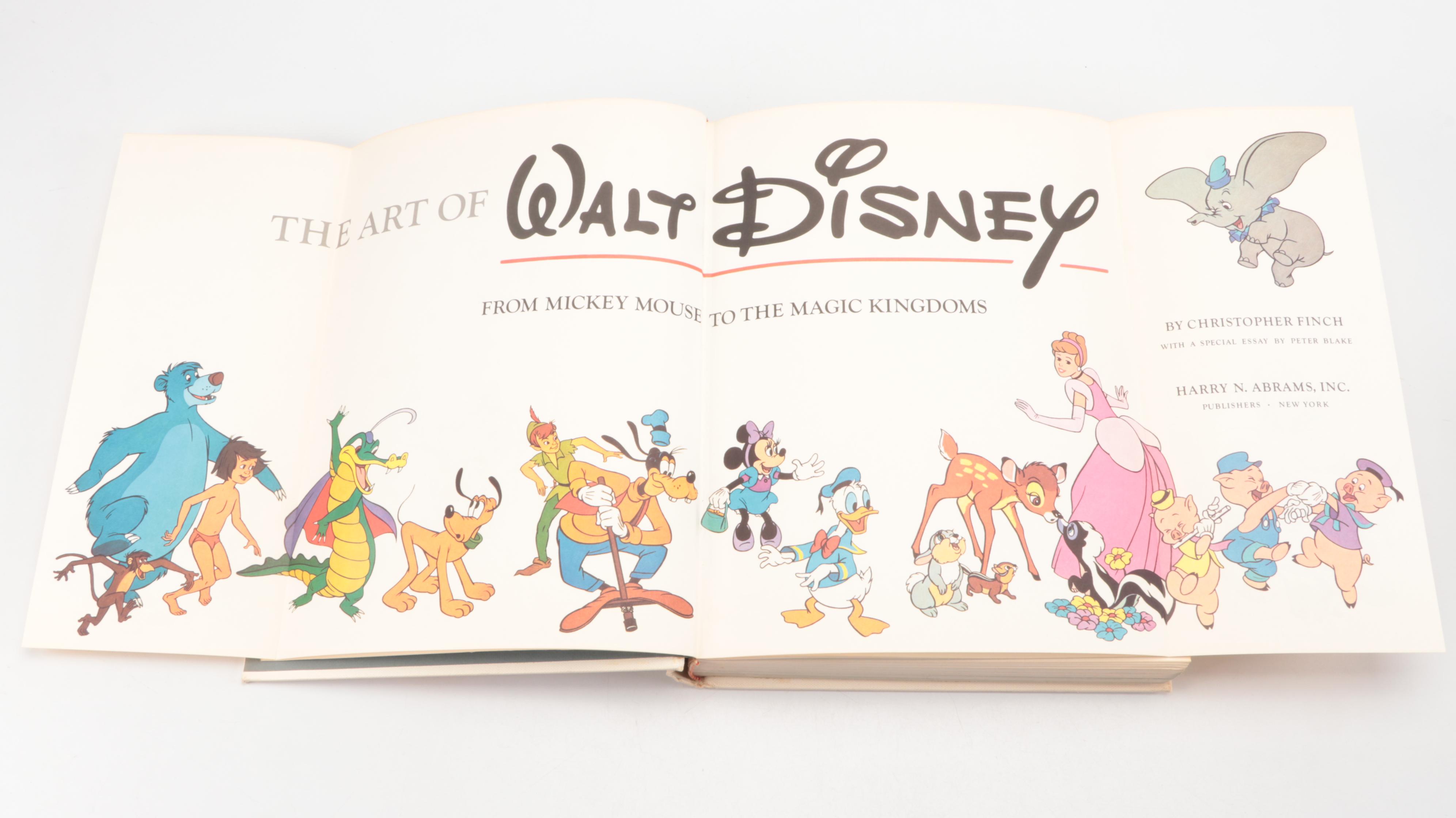 First Edition "The Art of Walt Disney" by Christopher Finch, 1973