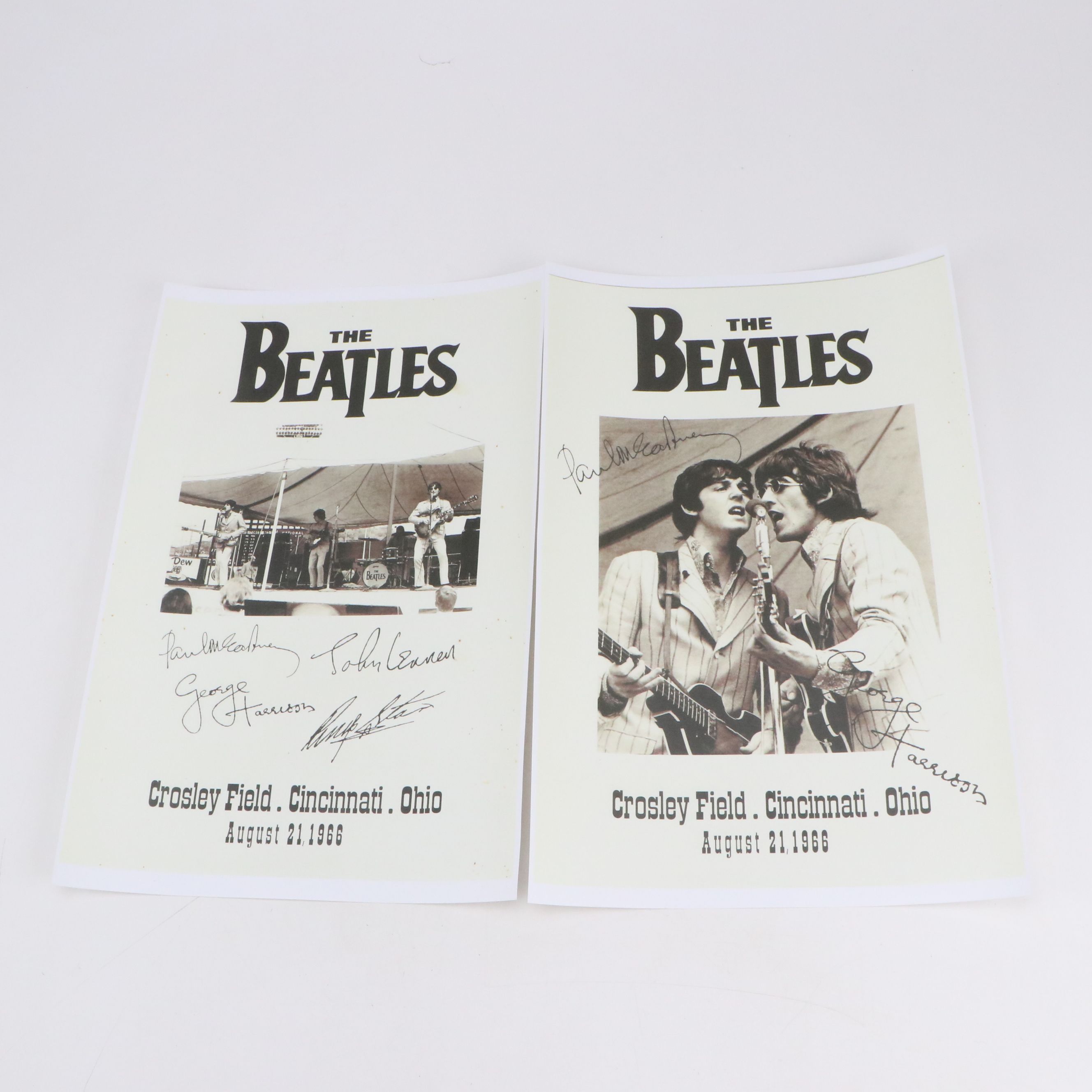The Beatles Crosley Field Cincinnati Concert Reproduction Posters