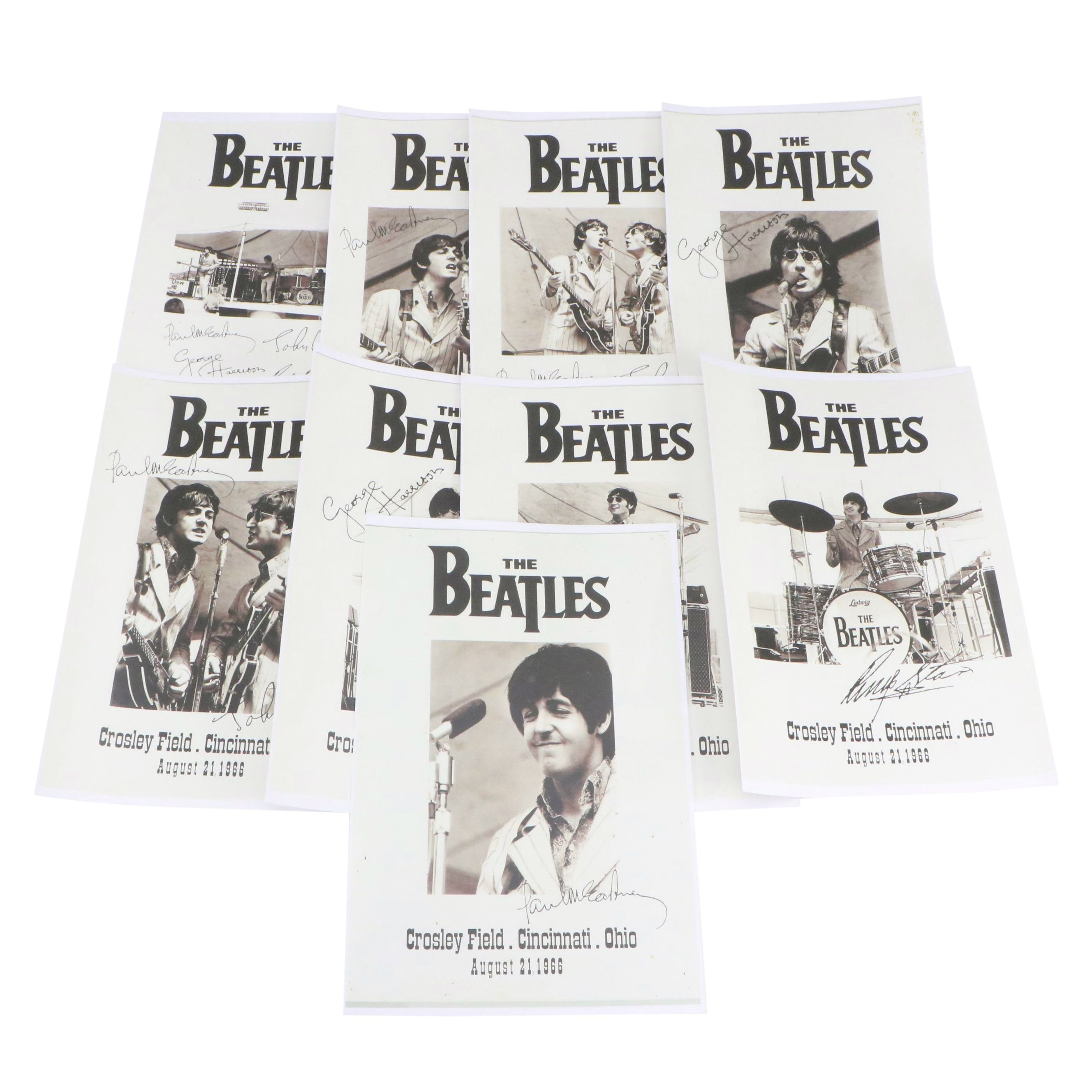 The Beatles Crosley Field Cincinnati Concert Reproduction Posters