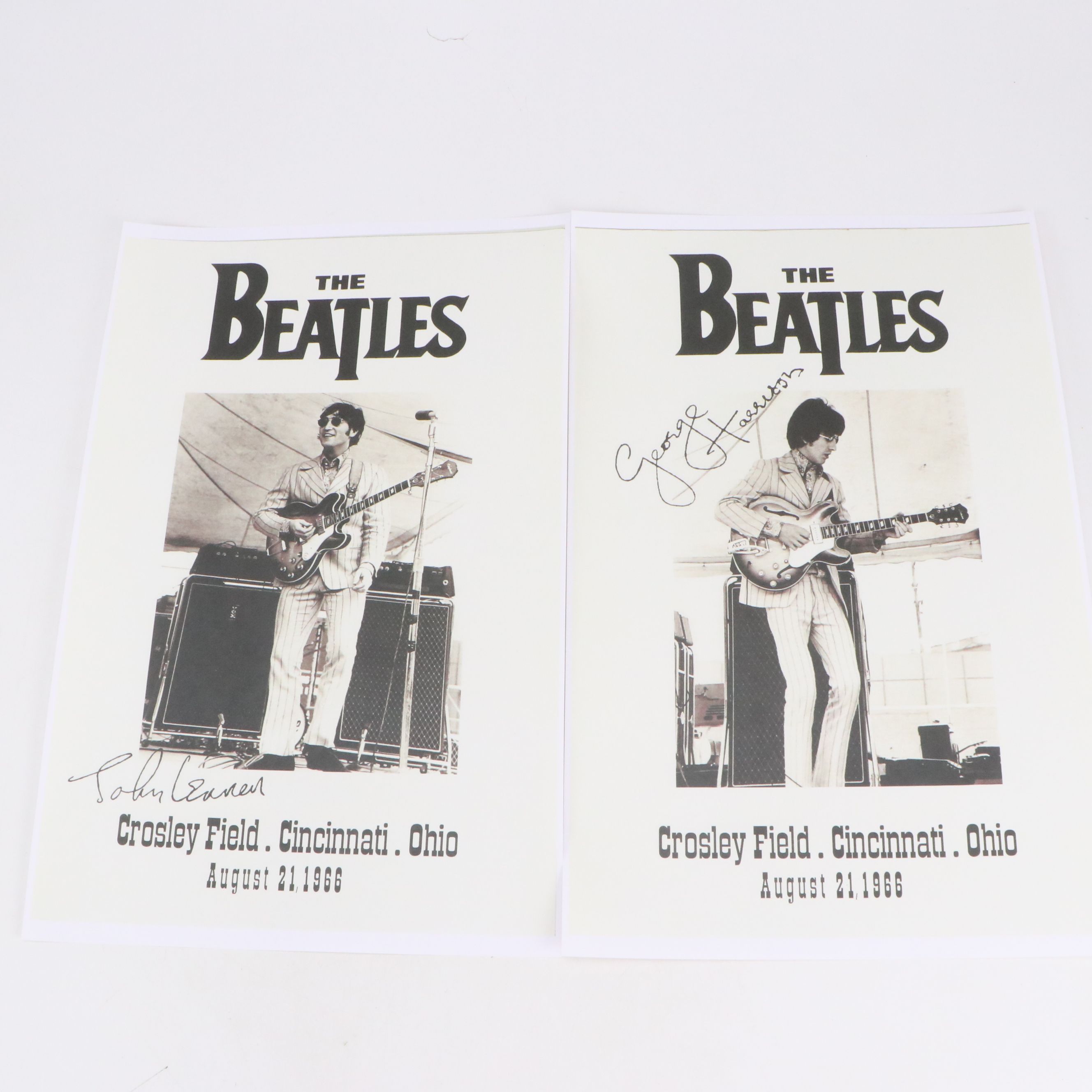 The Beatles Crosley Field Cincinnati Concert Reproduction Posters