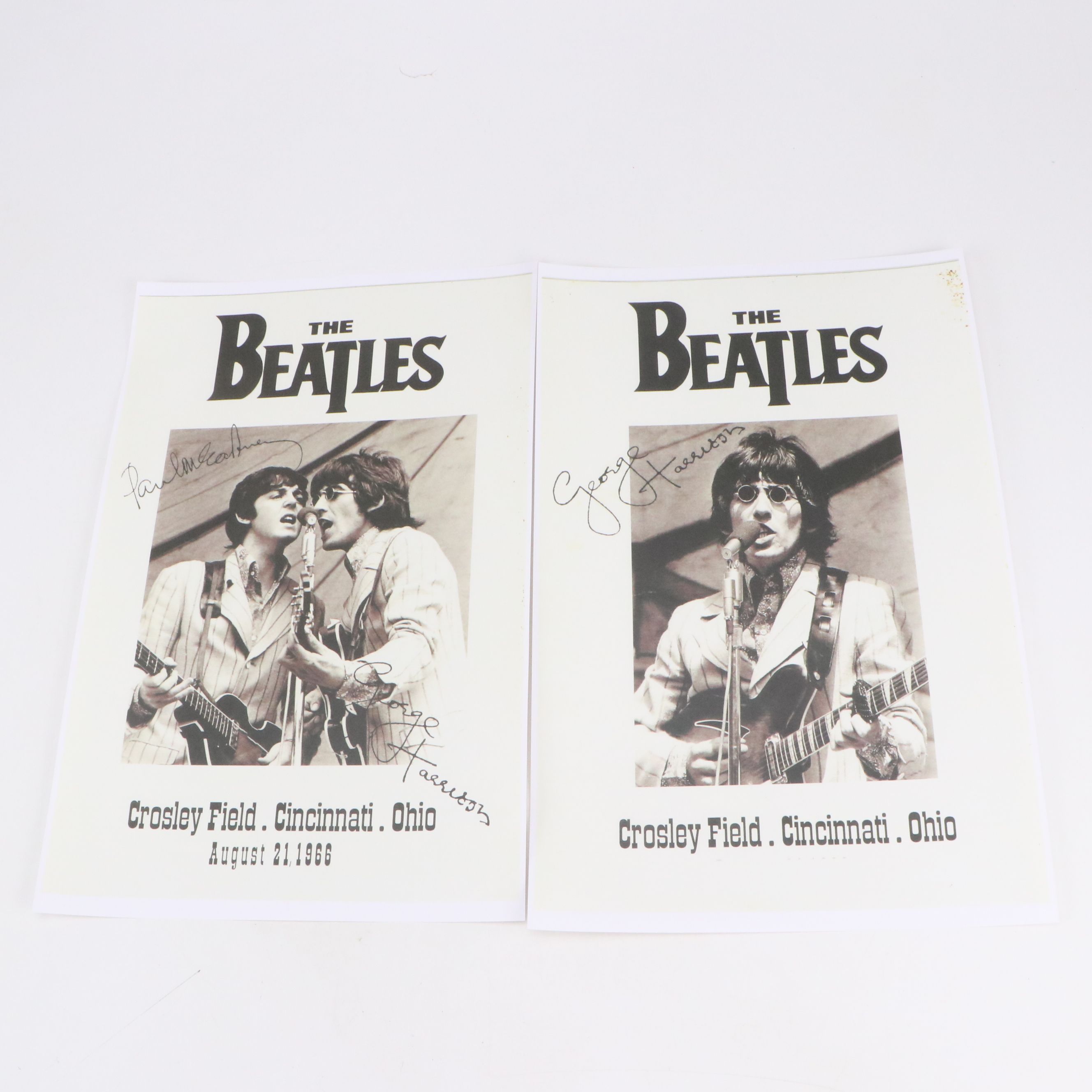 The Beatles Crosley Field Cincinnati Concert Reproduction Posters