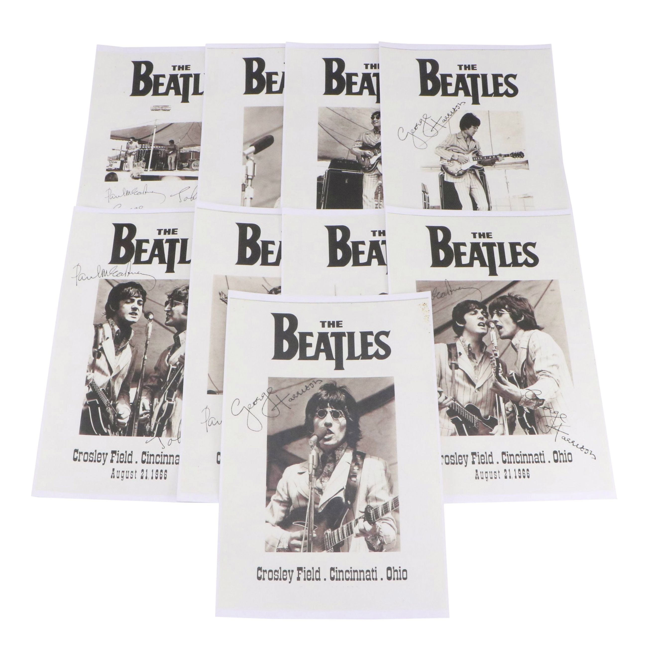 The Beatles Crosley Field Cincinnati Concert Reproduction Posters
