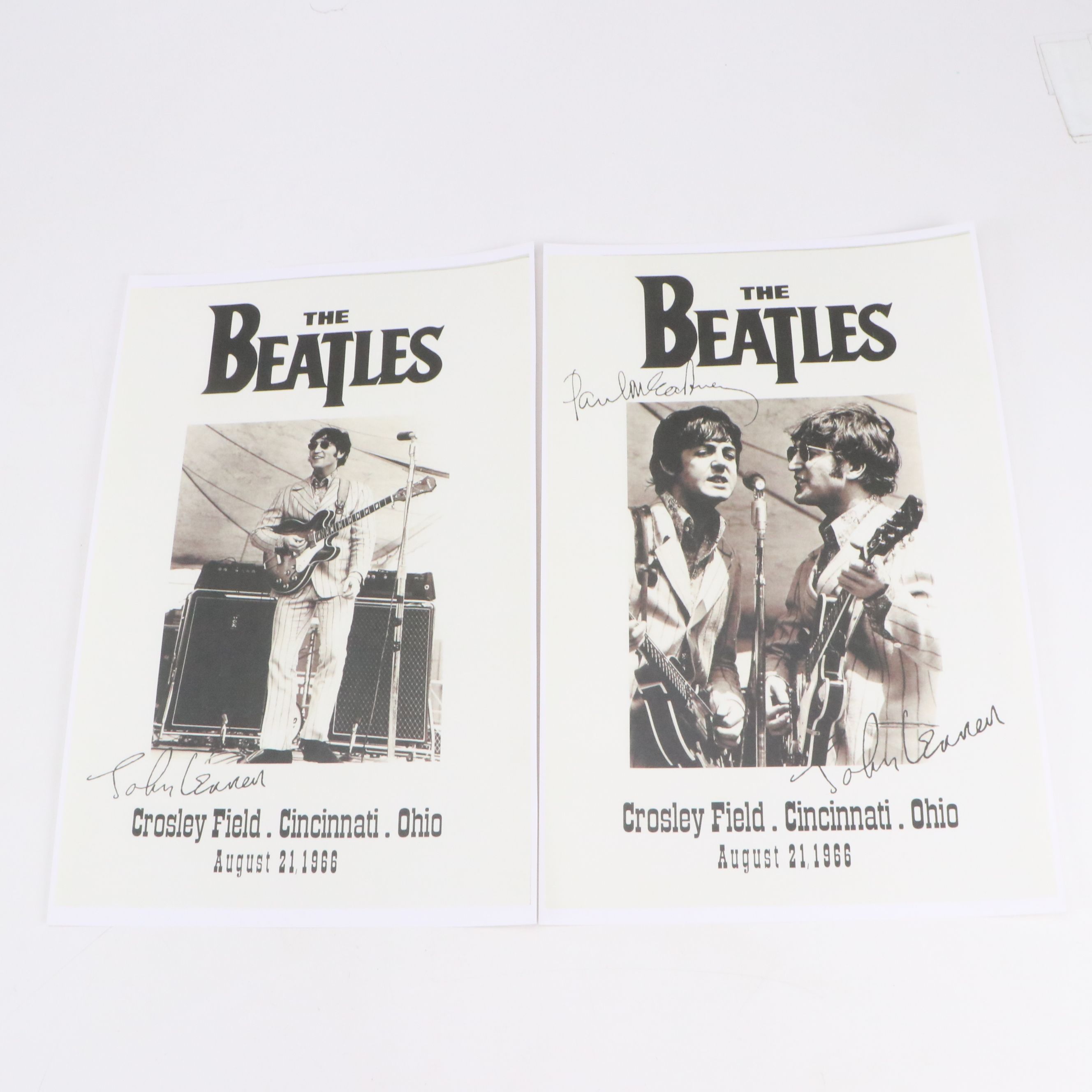 The Beatles Crosley Field Cincinnati Concert Reproduction Posters
