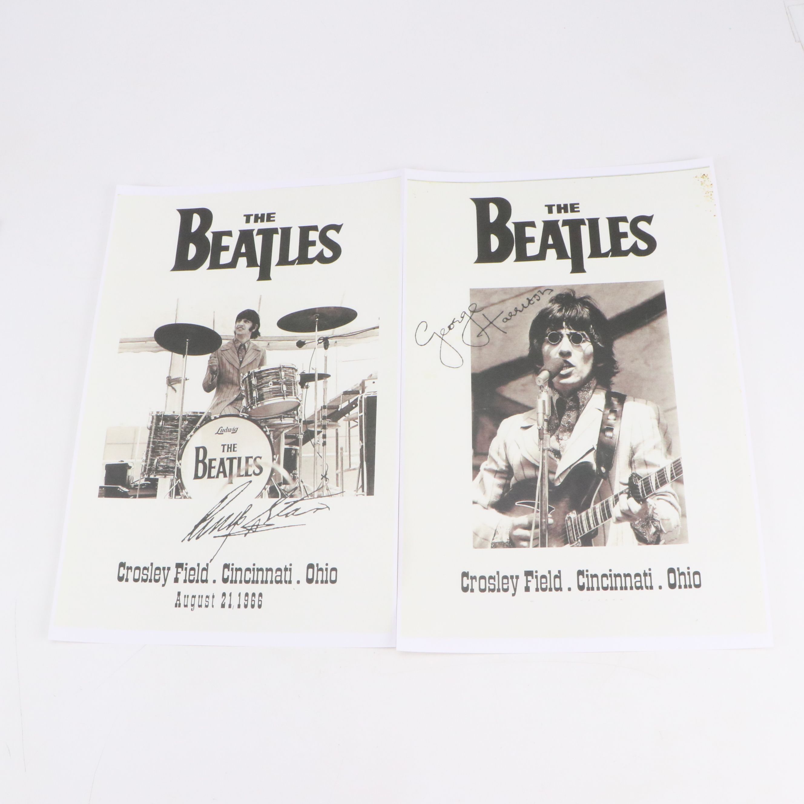 The Beatles Crosley Field Cincinnati Concert Reproduction Posters