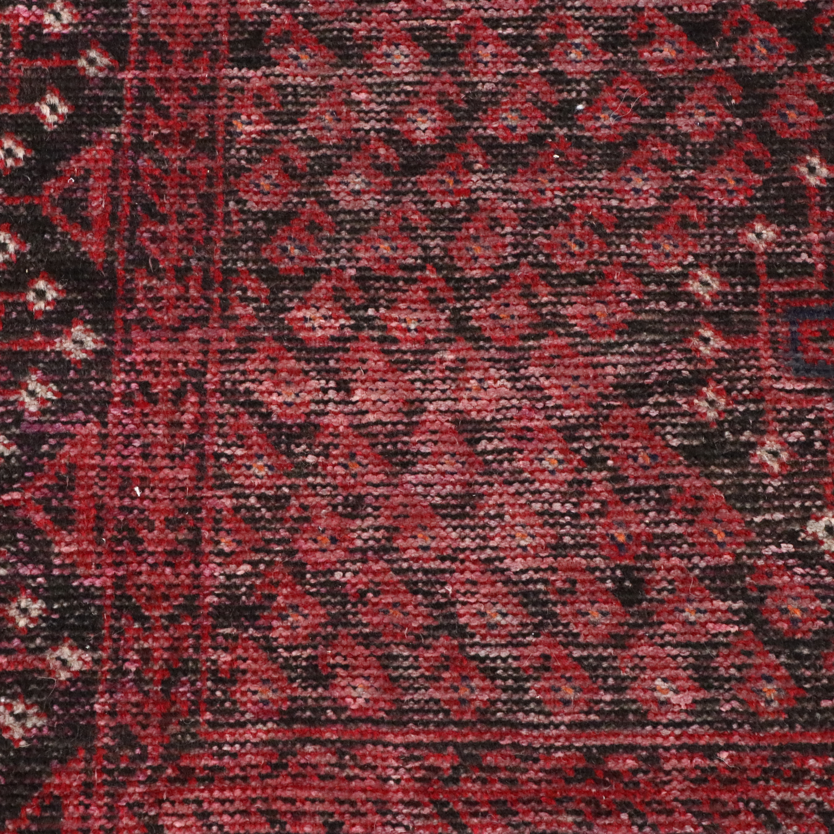4'2 x 6'5 Hand-Knotted Afghan Baluch Area Rug