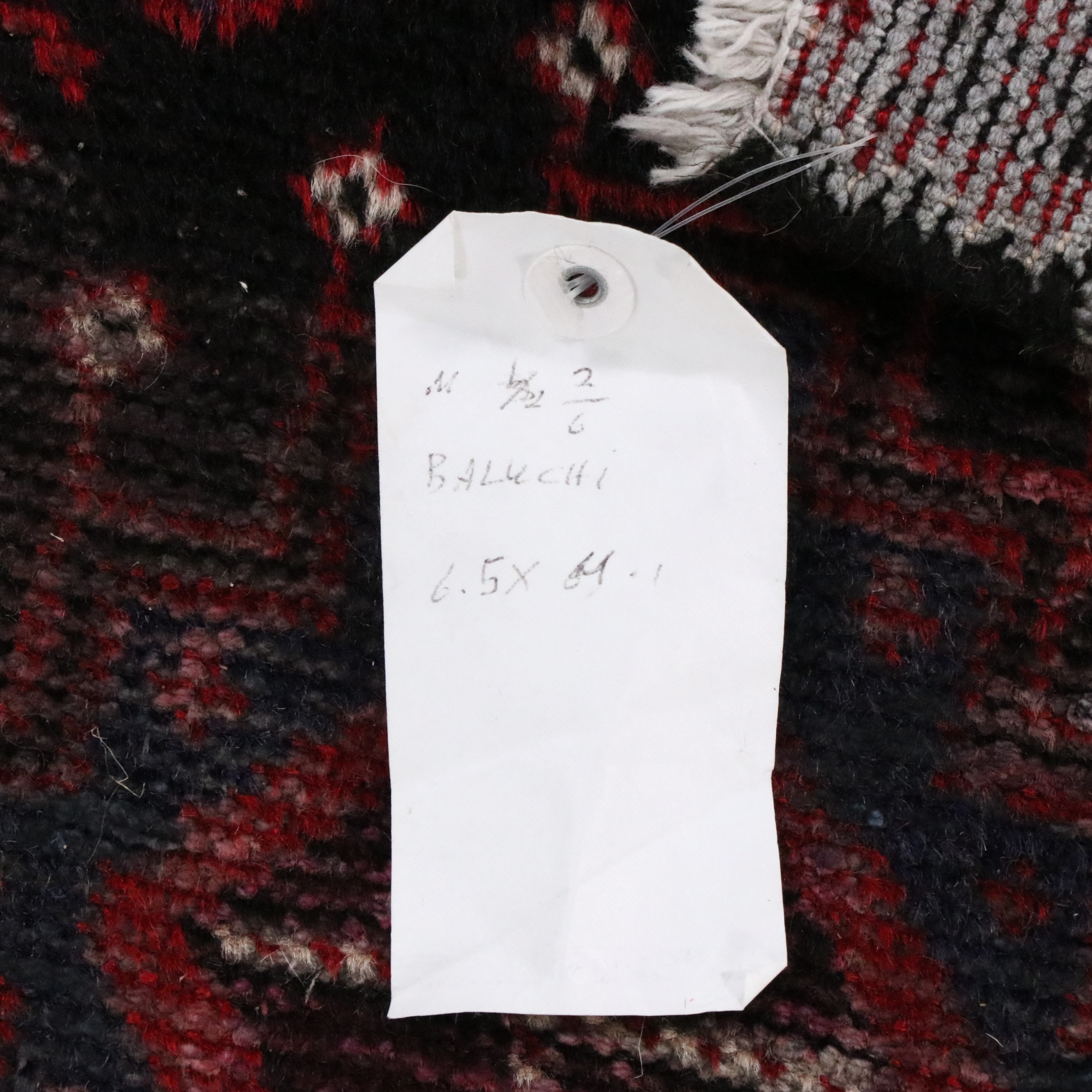 4'2 x 6'5 Hand-Knotted Afghan Baluch Area Rug