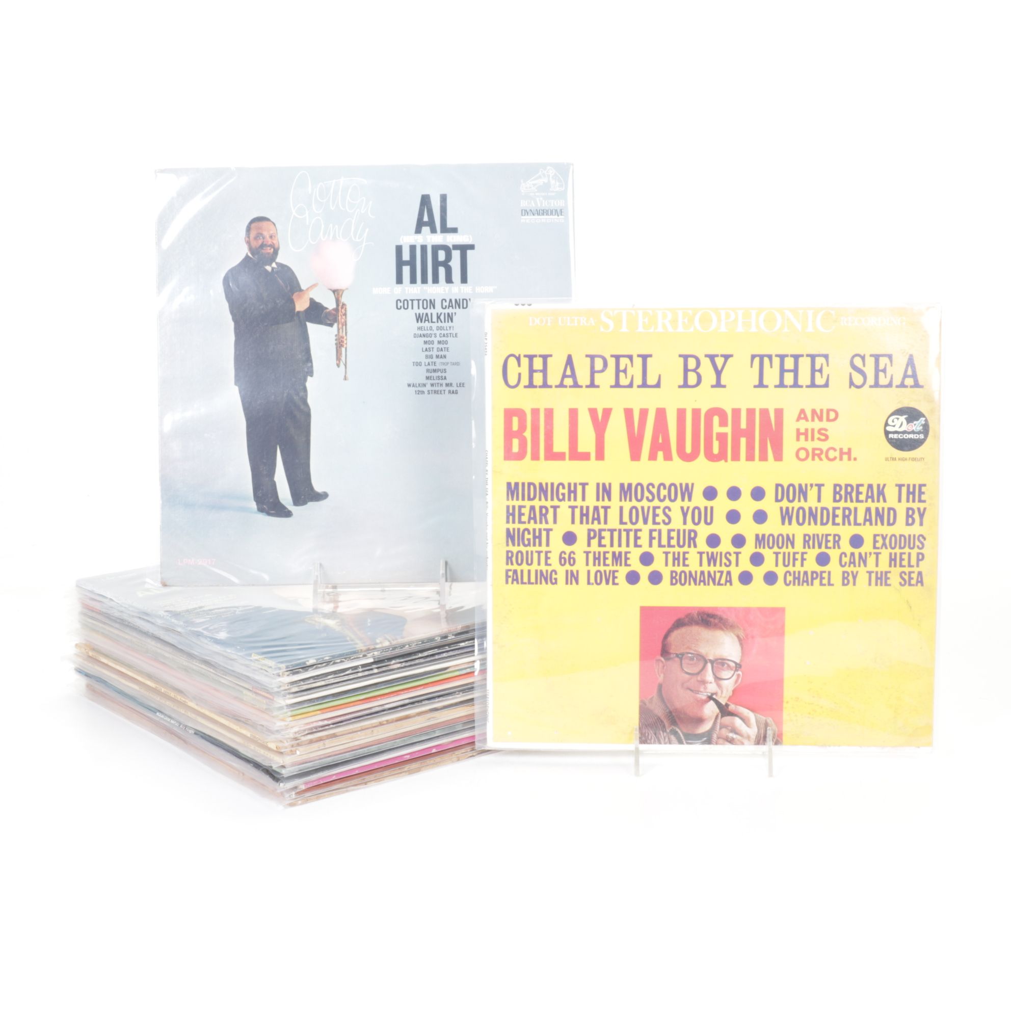 Al Hirt & Billy Vaughn Vinyl Record Albums
