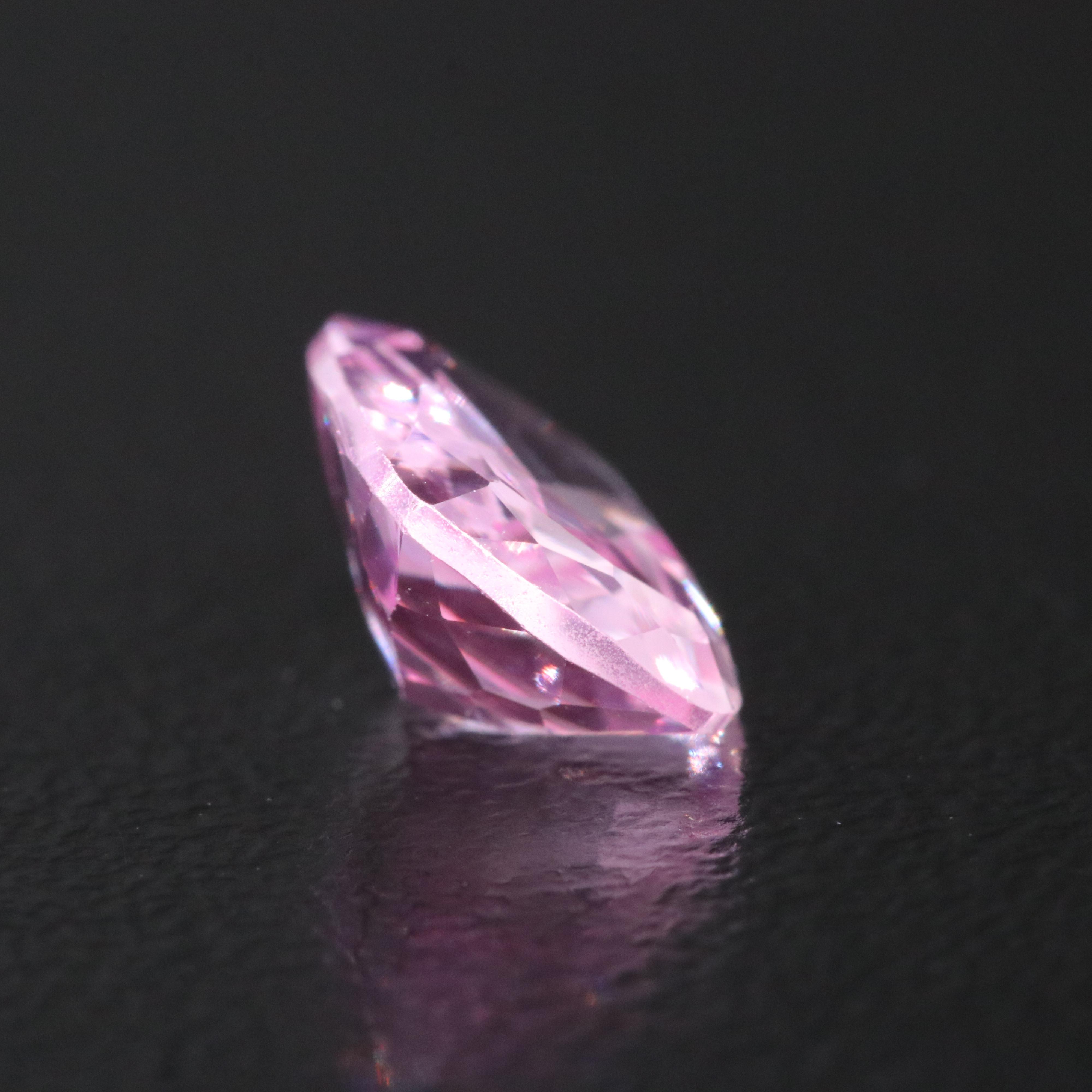Loose 2.22 CT Lab Grown Pink Sapphire