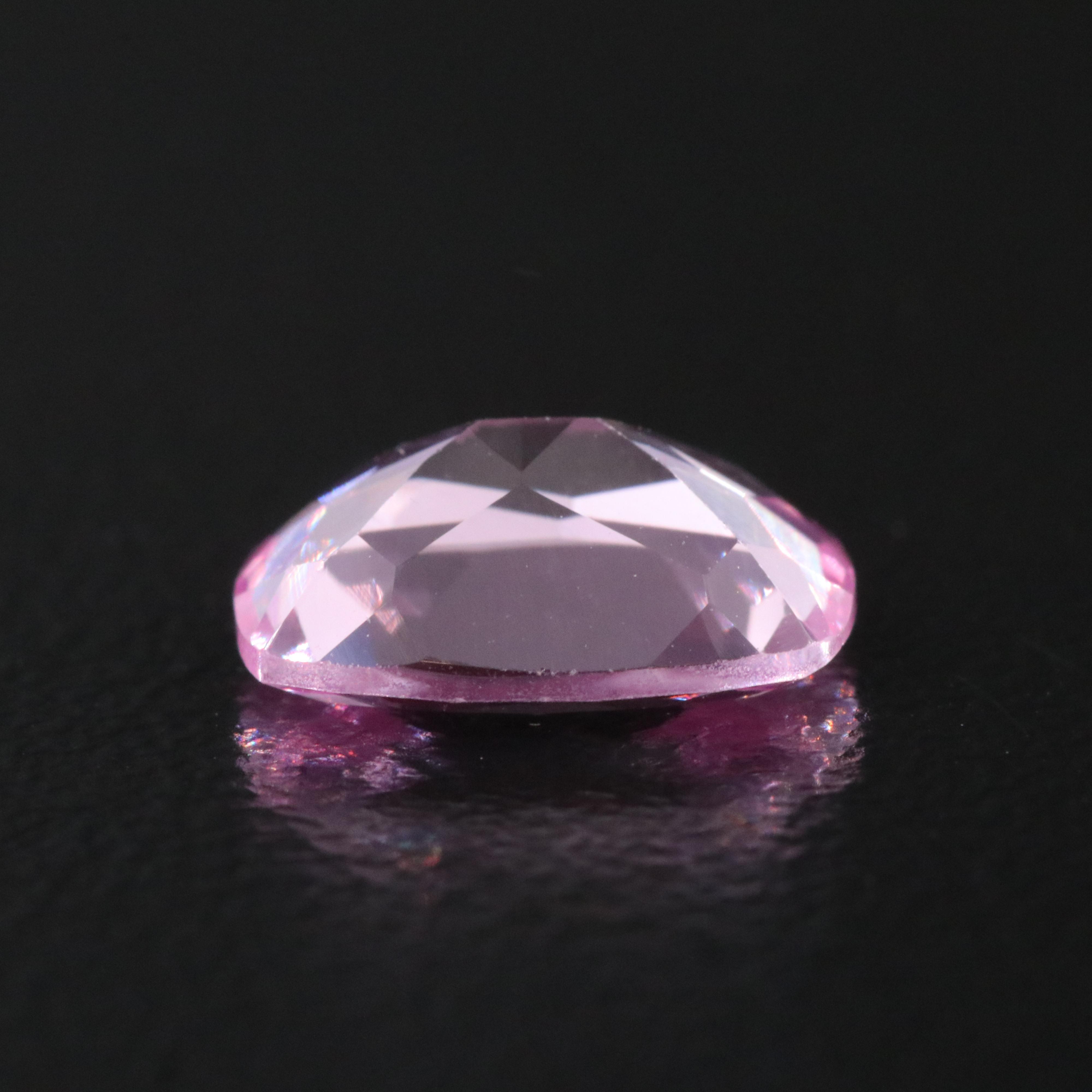 Loose 2.22 CT Lab Grown Pink Sapphire