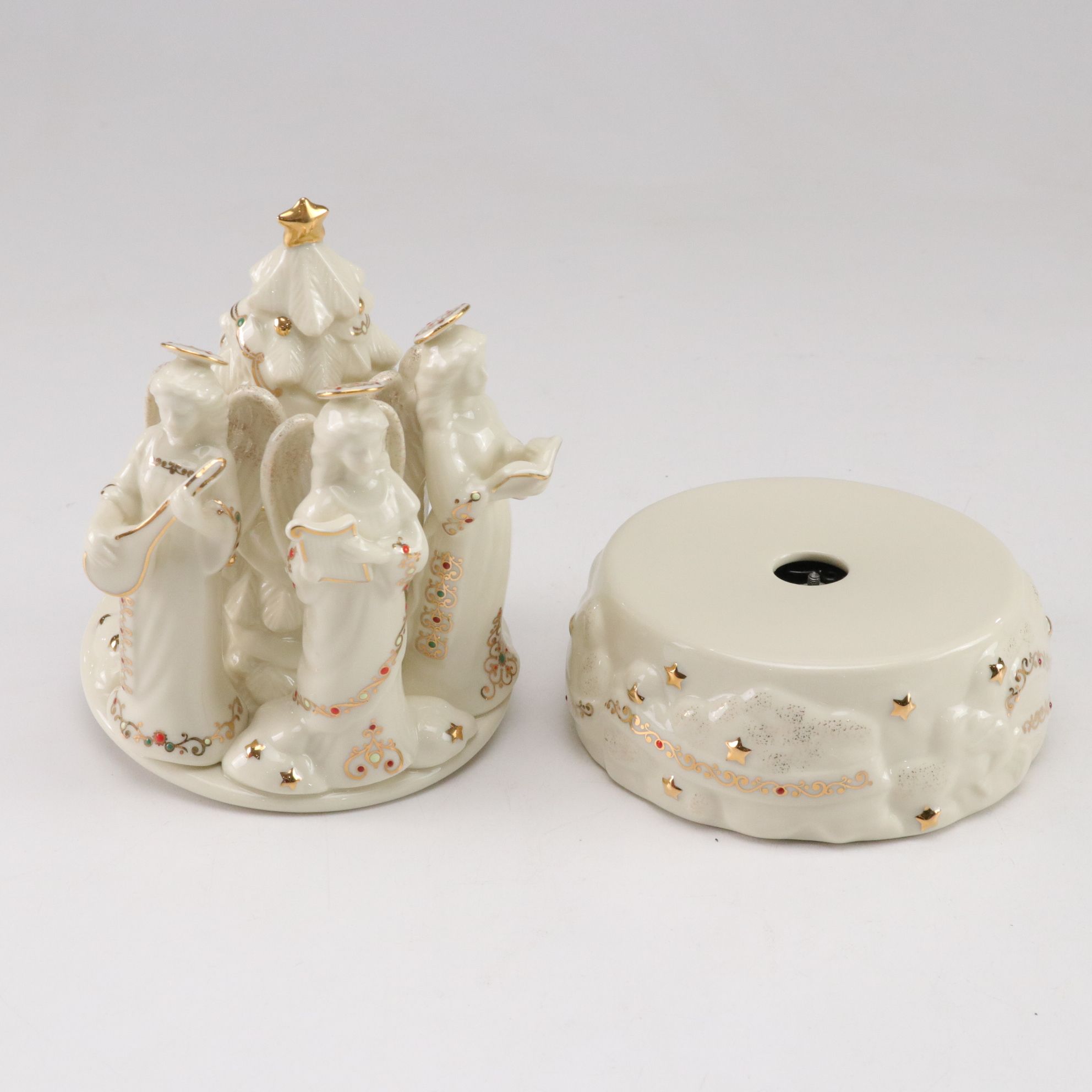 Lenox "Angels We Have Heard..." Musical Figurine & Other Christmas Decor