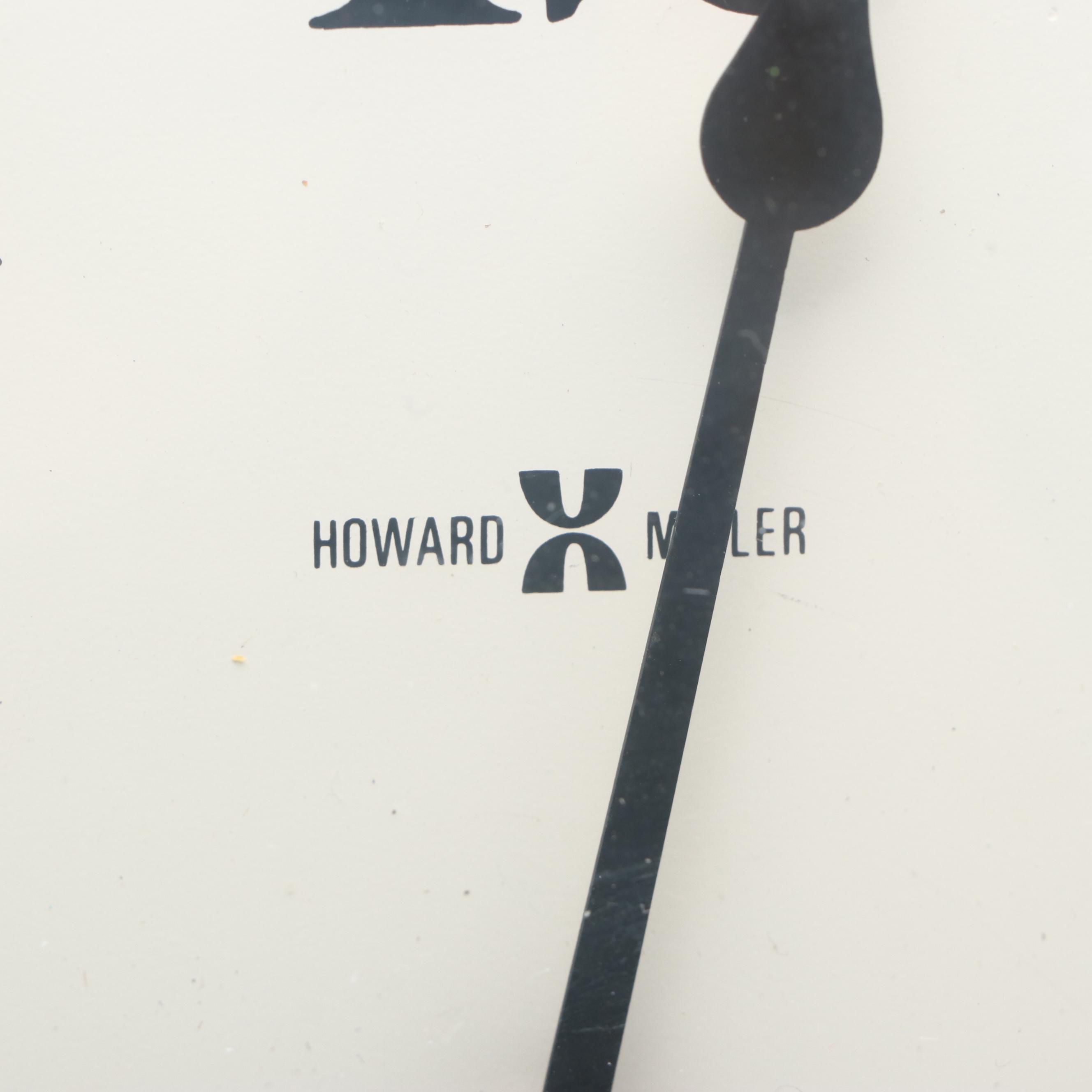 Howard Miller Model 340-020 Wooden Wall Clock