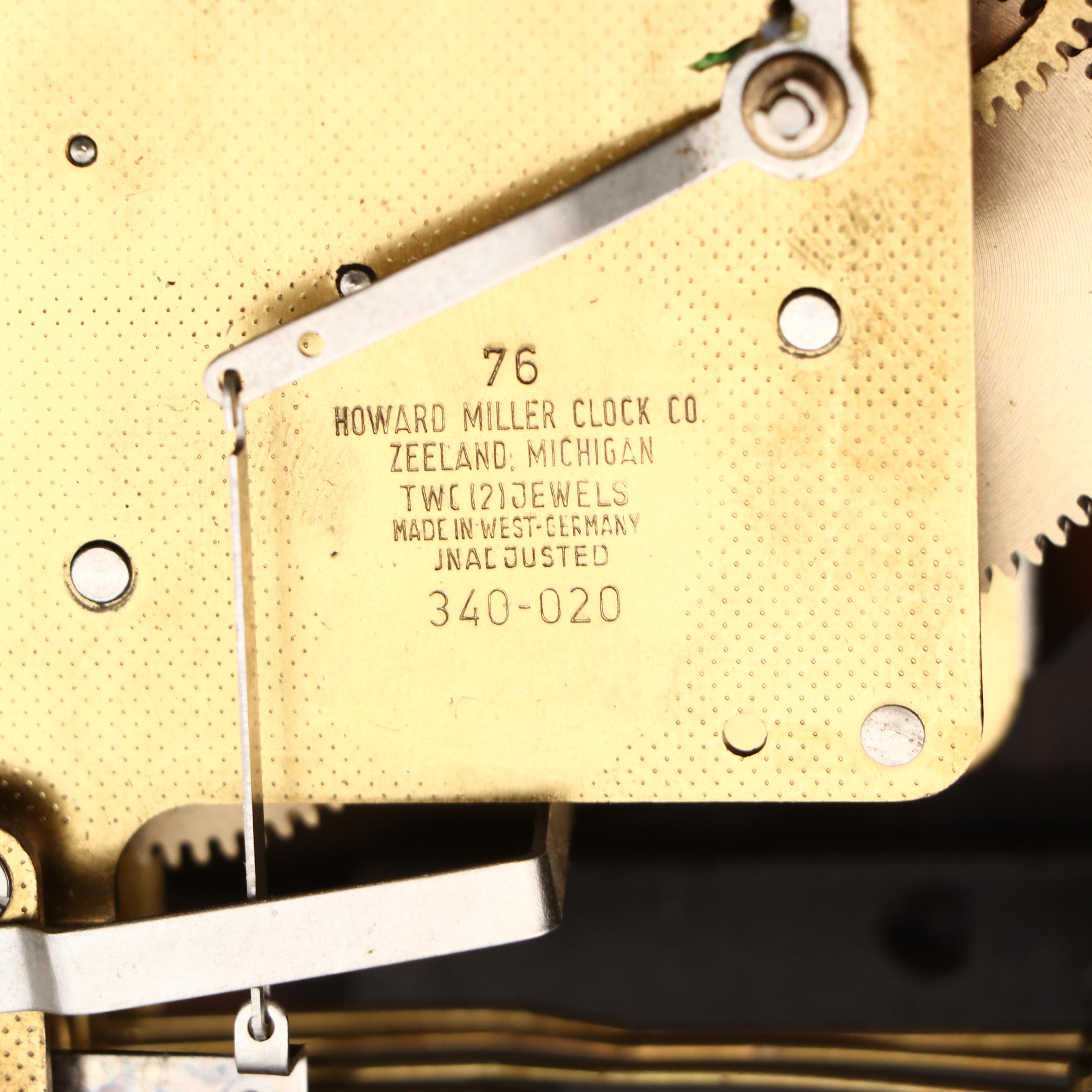 Howard Miller Model 340-020 Wooden Wall Clock