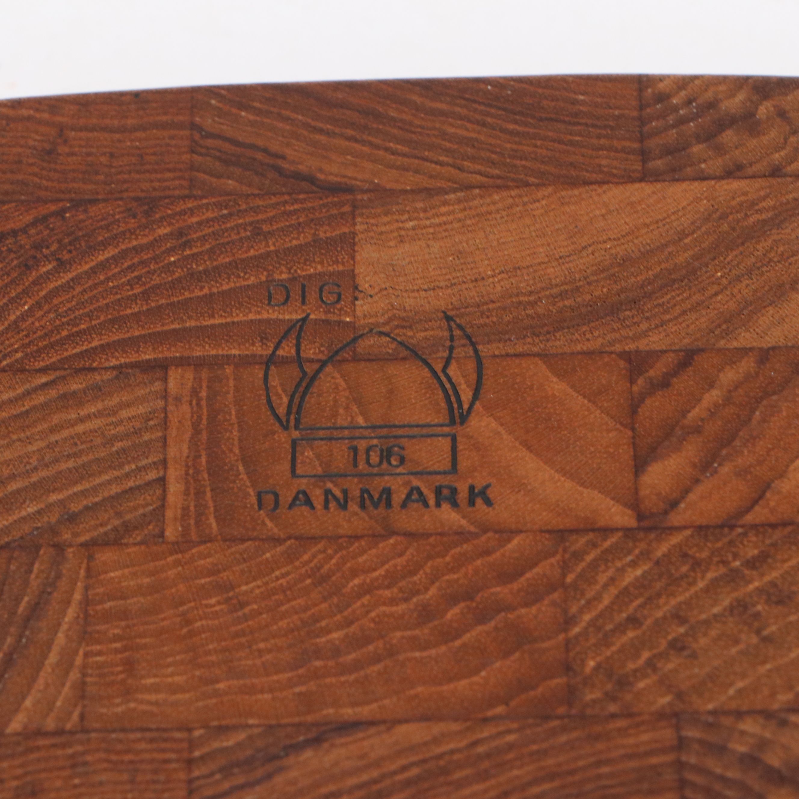 Danish Modern Digsmed Footed Teak and Other Wood Cutting Boards