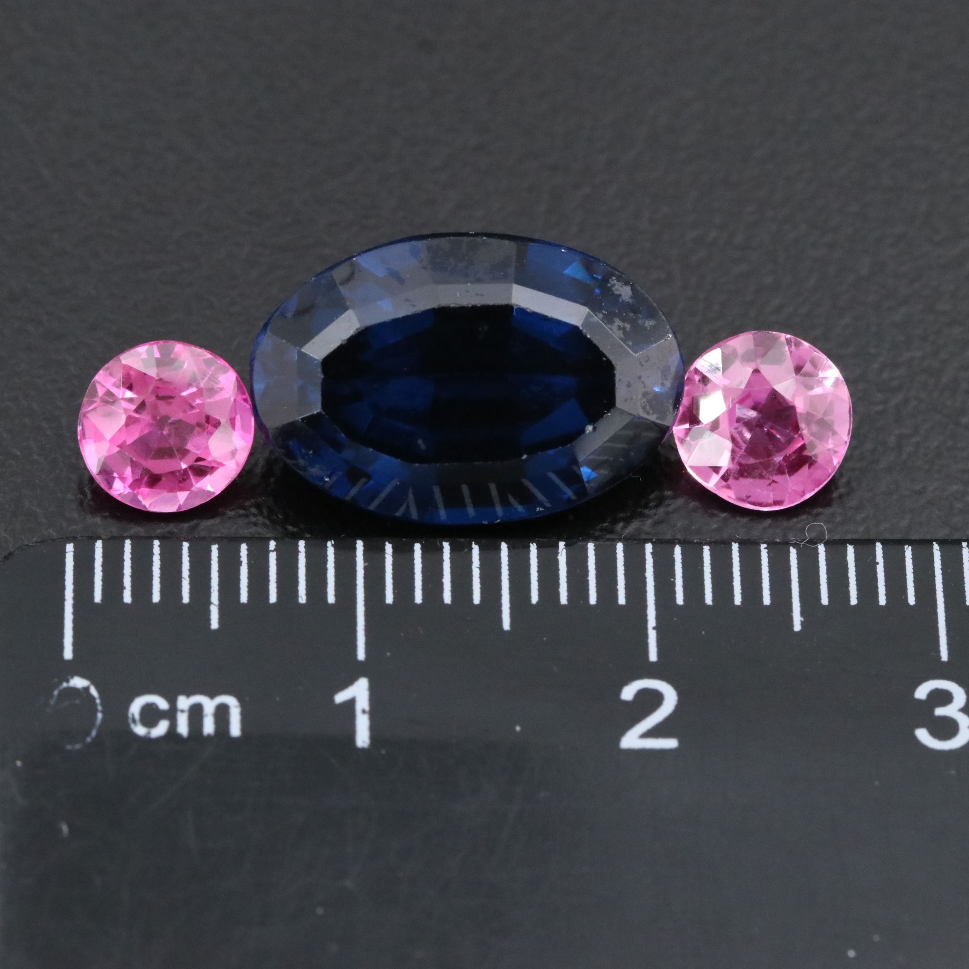 Loose 9.41 CTW Lab Grown Spinel and Sapphire