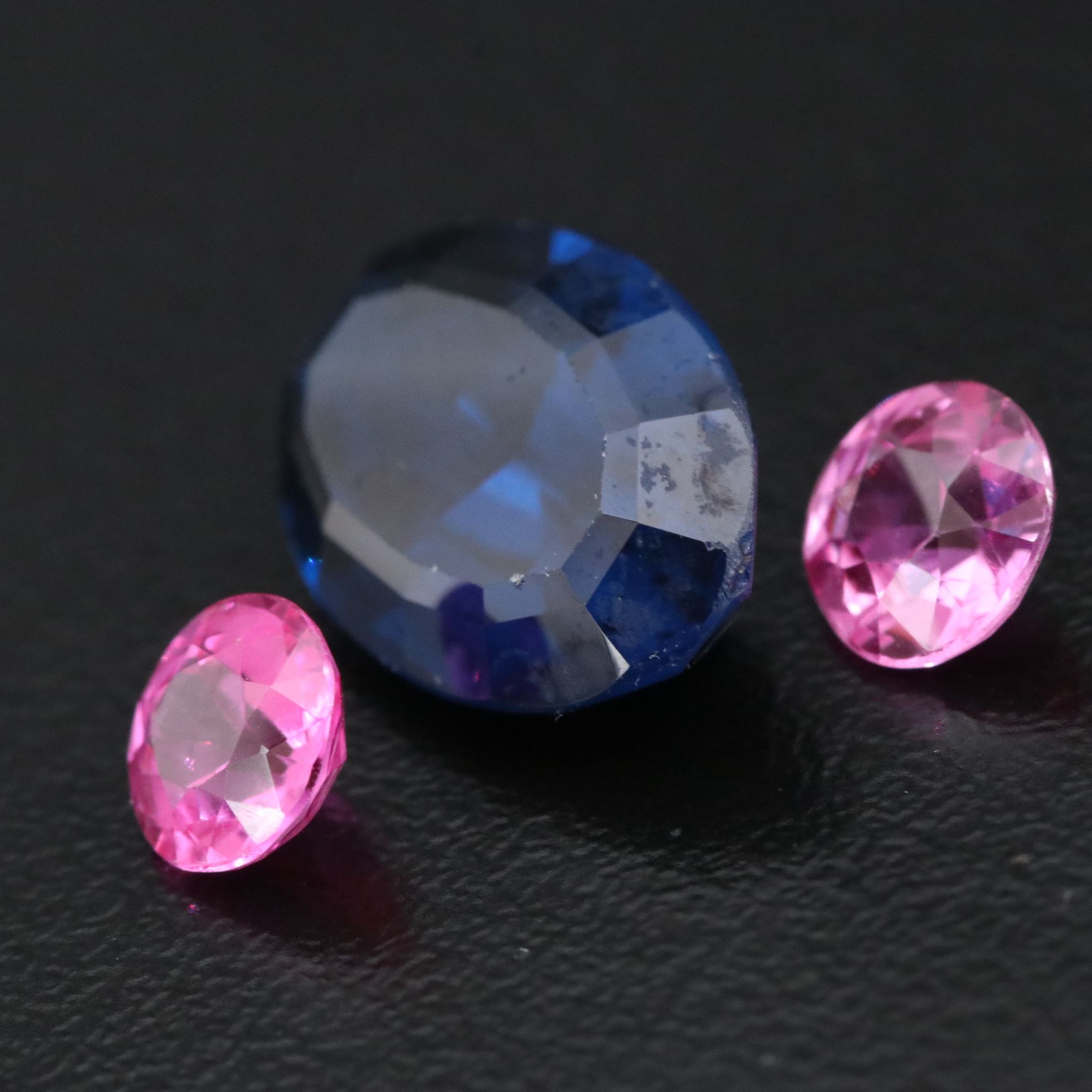 Loose 9.41 CTW Lab Grown Spinel and Sapphire