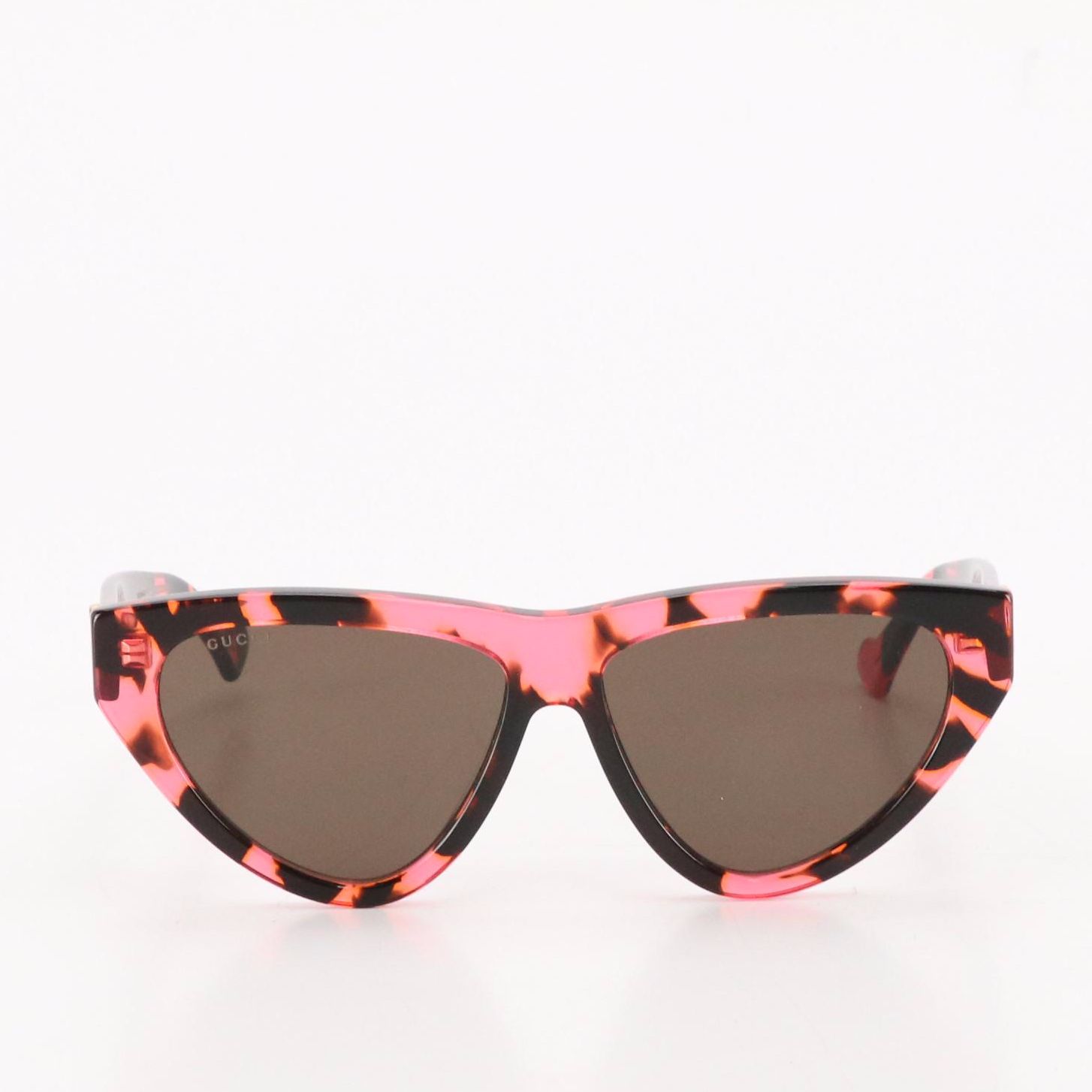 Gucci GG1333S Pink and Black Havana Cat-Eye Sunglasses With Case