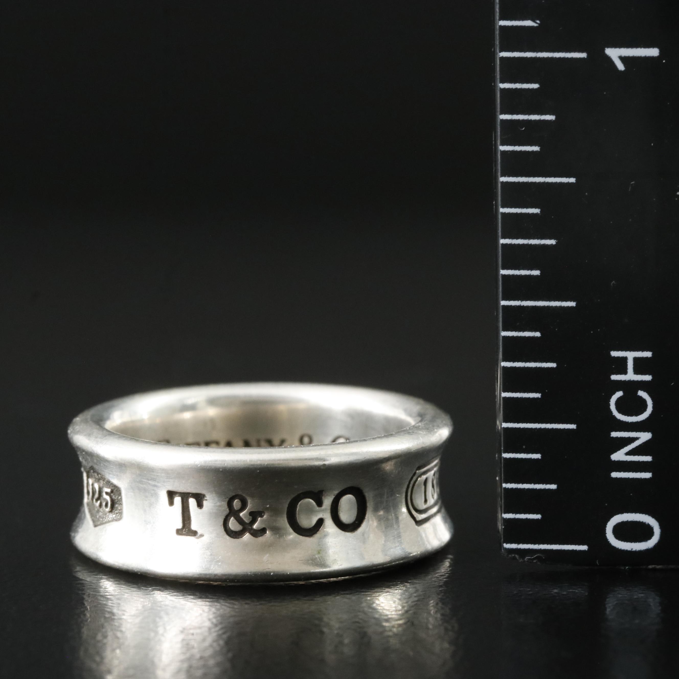 Tiffany & Co. 1837 Sterling Ring