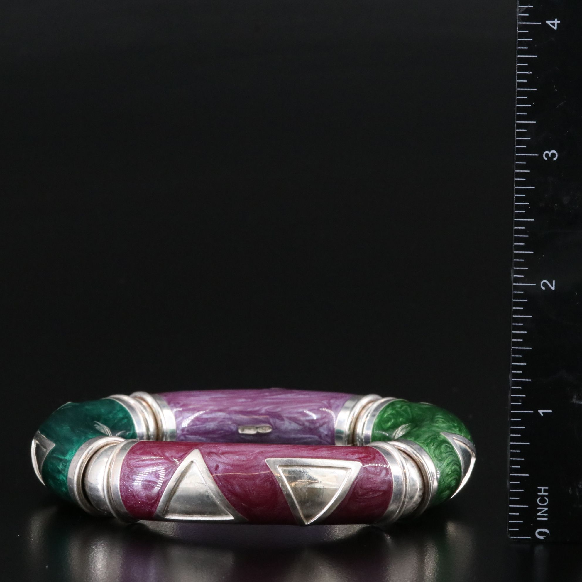 Italian Sterling Enamel Bracelet