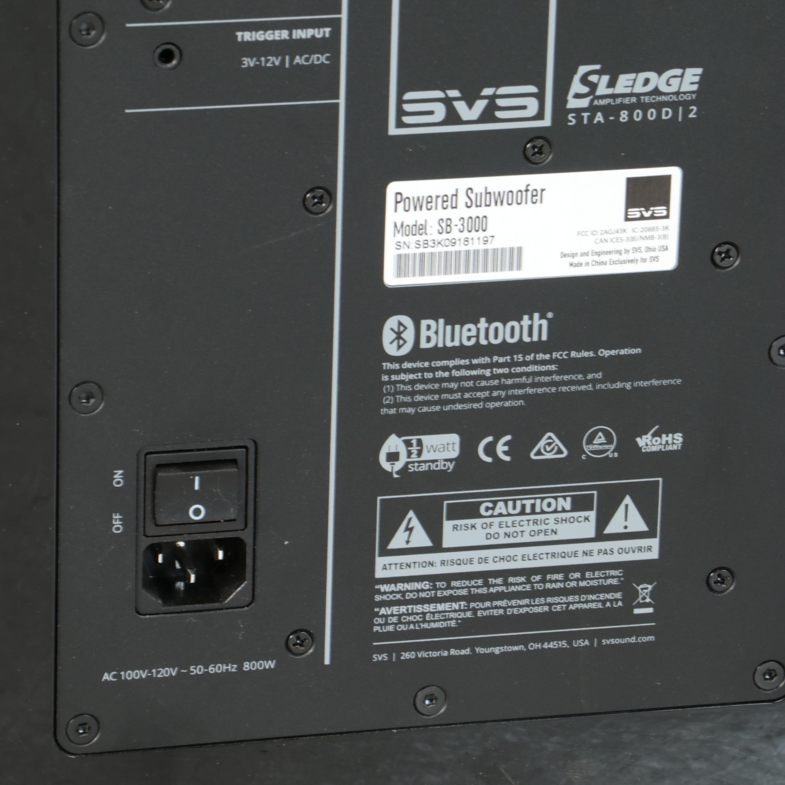 SVS SB-3000 Subwoofer