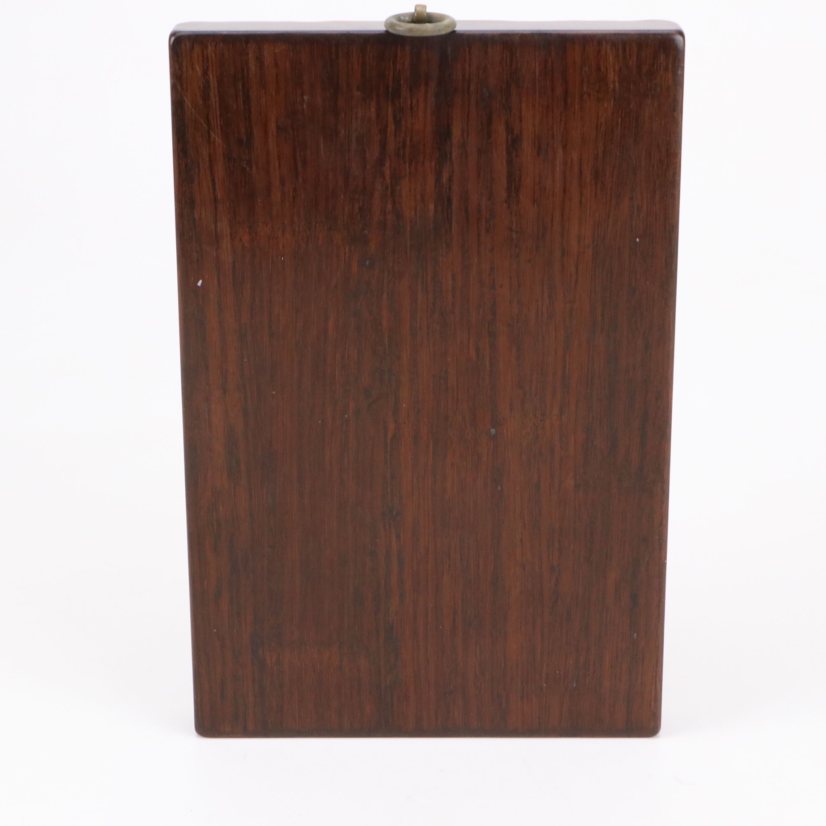 Chinese Carved Wood Ksitigarbha Bodhisattva and Buddha Wall Plaque