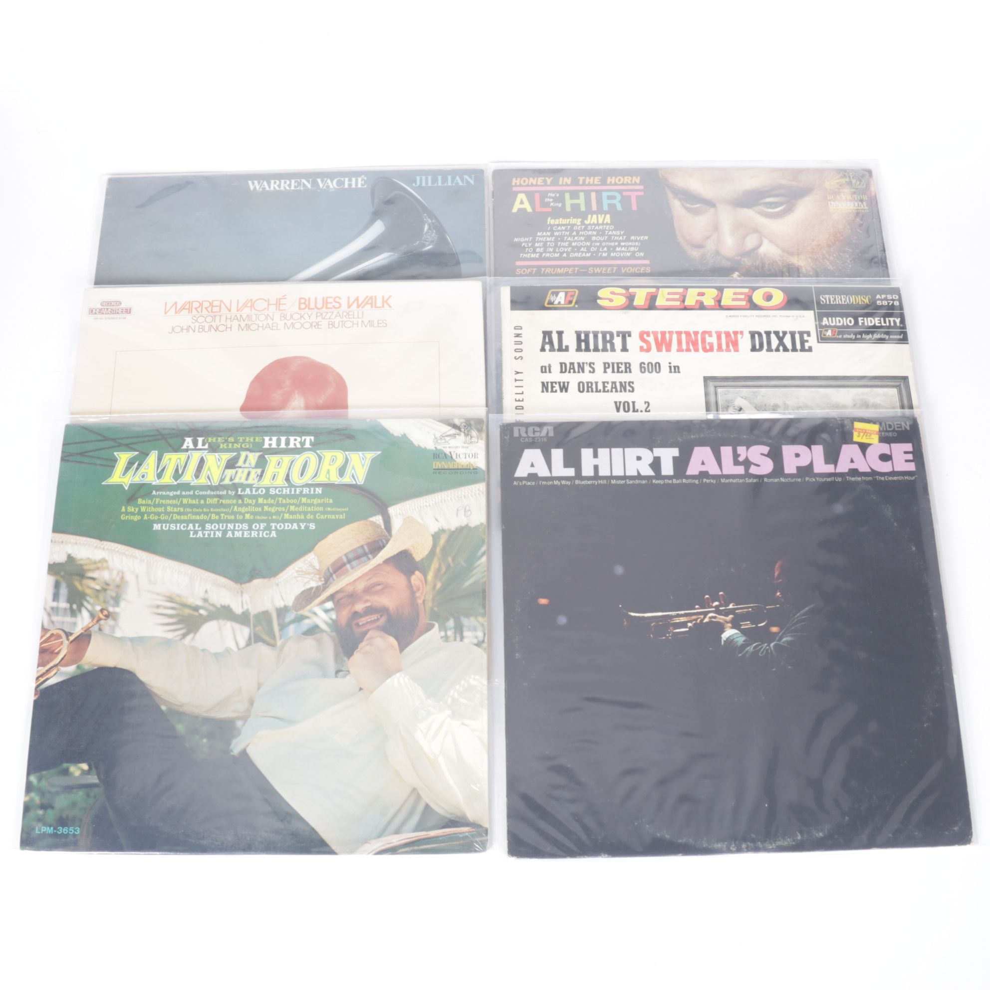 Warren Vaché, Al Hirt & Chuck Mangione Vinyl Record Albums