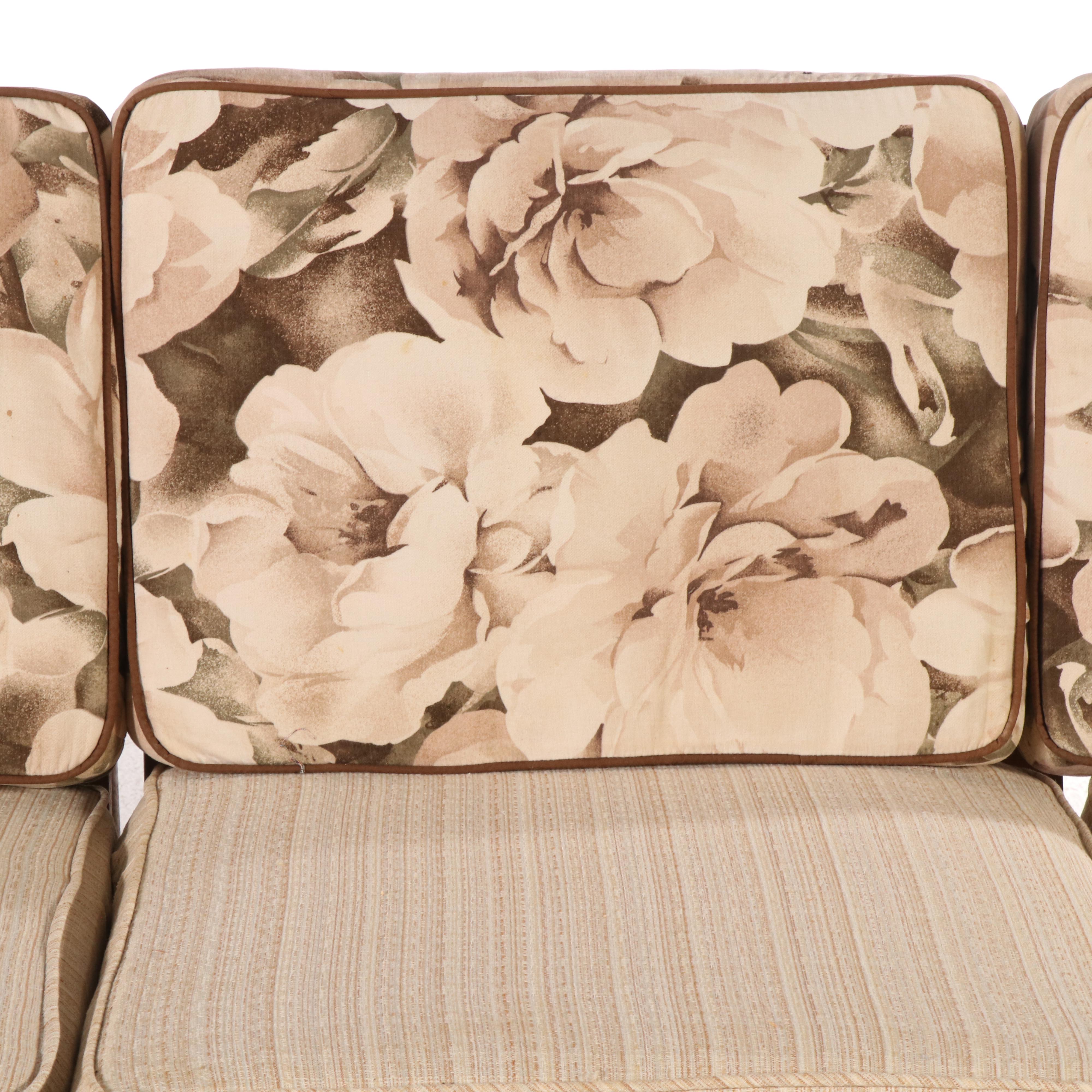 Mid Century Modern Oak Sectional Sofa