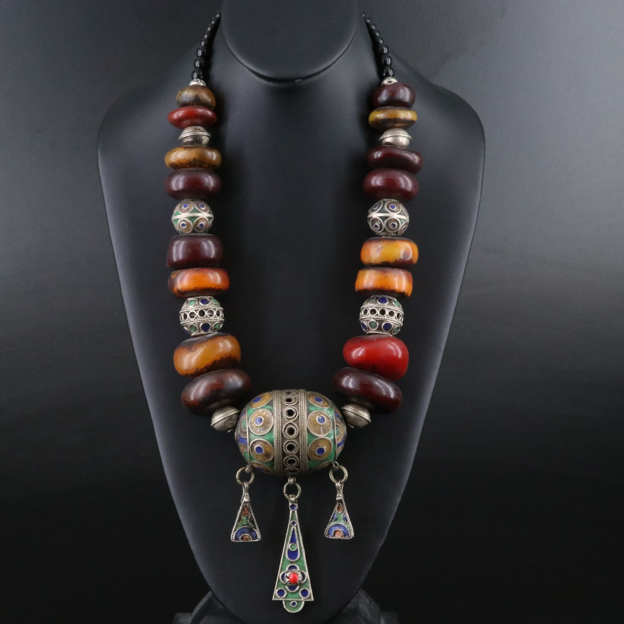 North African Berber Style Bead Necklace