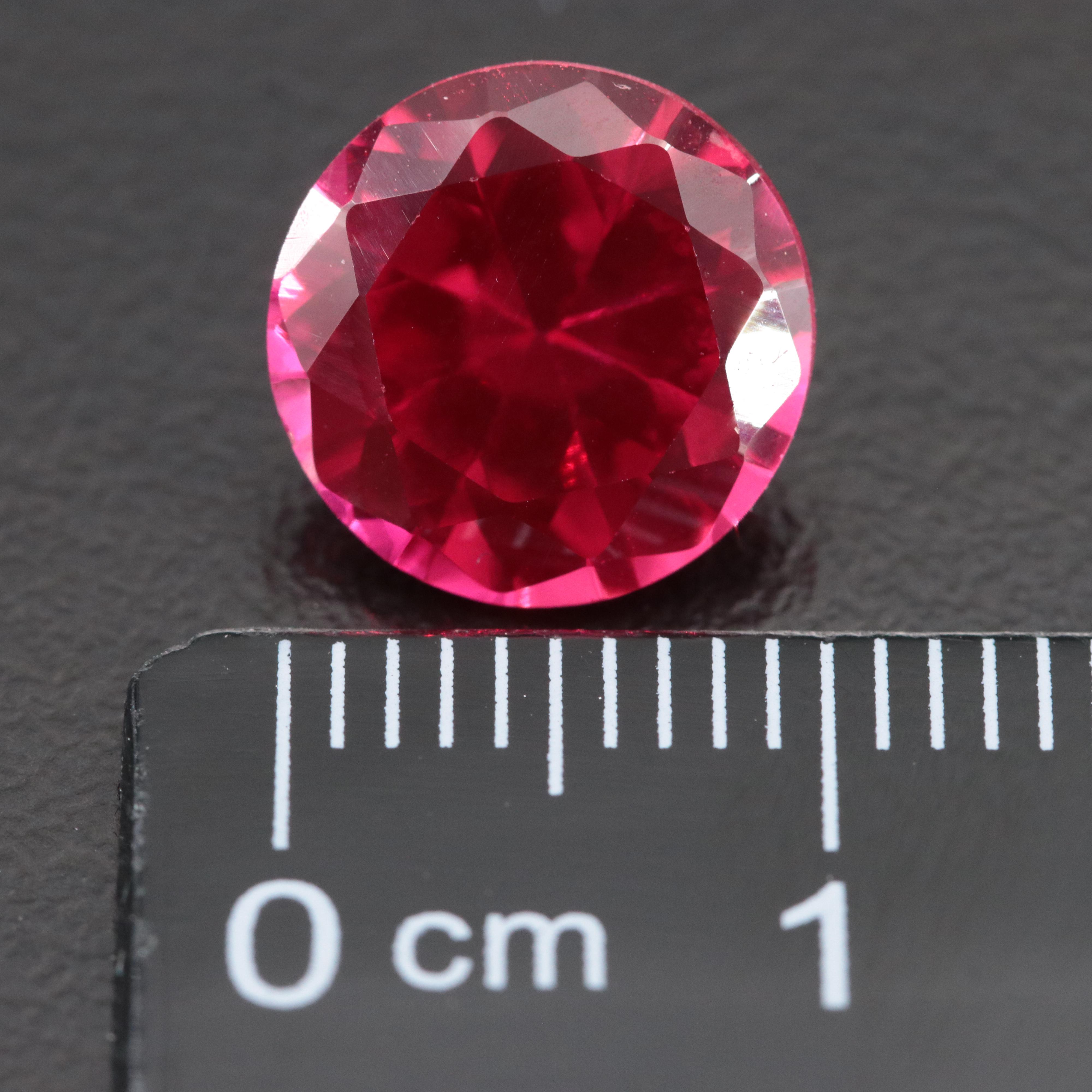 Loose 4.62 CT Lab Grown Ruby