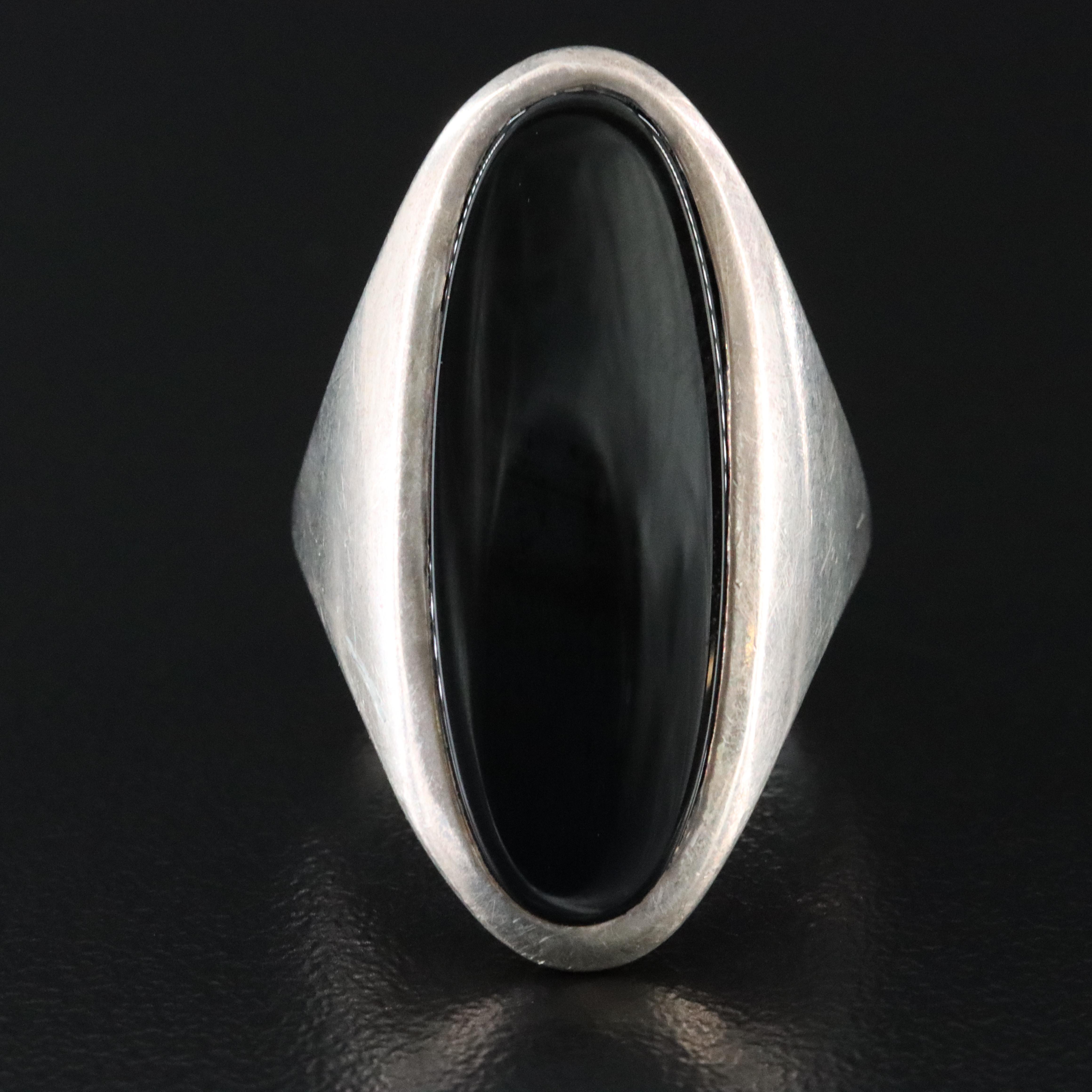 Sterling Black Onyx Ring
