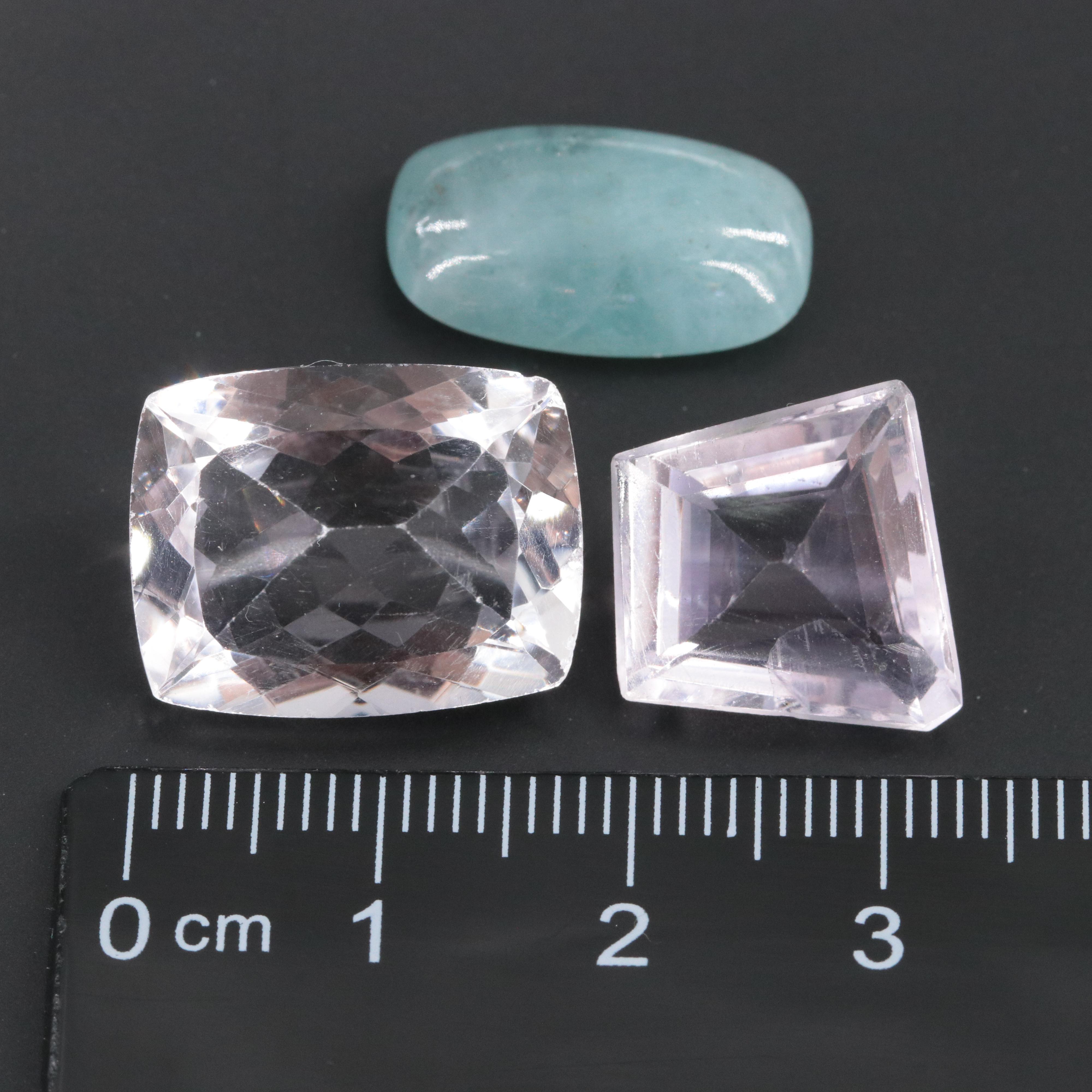 Loose 149.82 CTW Gemstones Including Amethyst, Citrine and Smoky Quartz