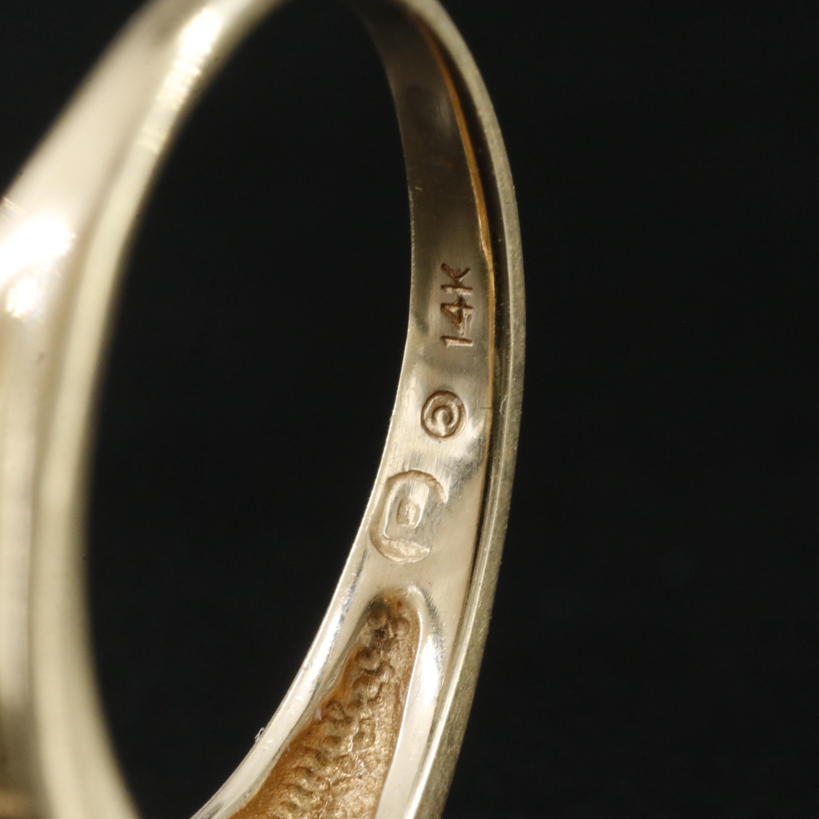 14K 0.84 CTW Diamond Ring