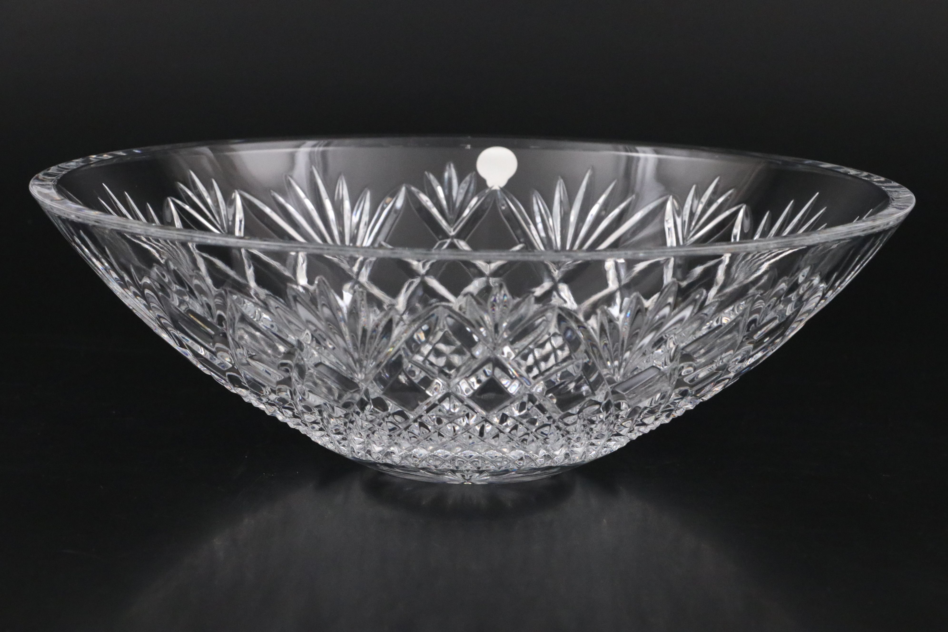 Waterford "Sullivan" Crystal Bowl with "Newberry," "O'Connell," and Other Trays