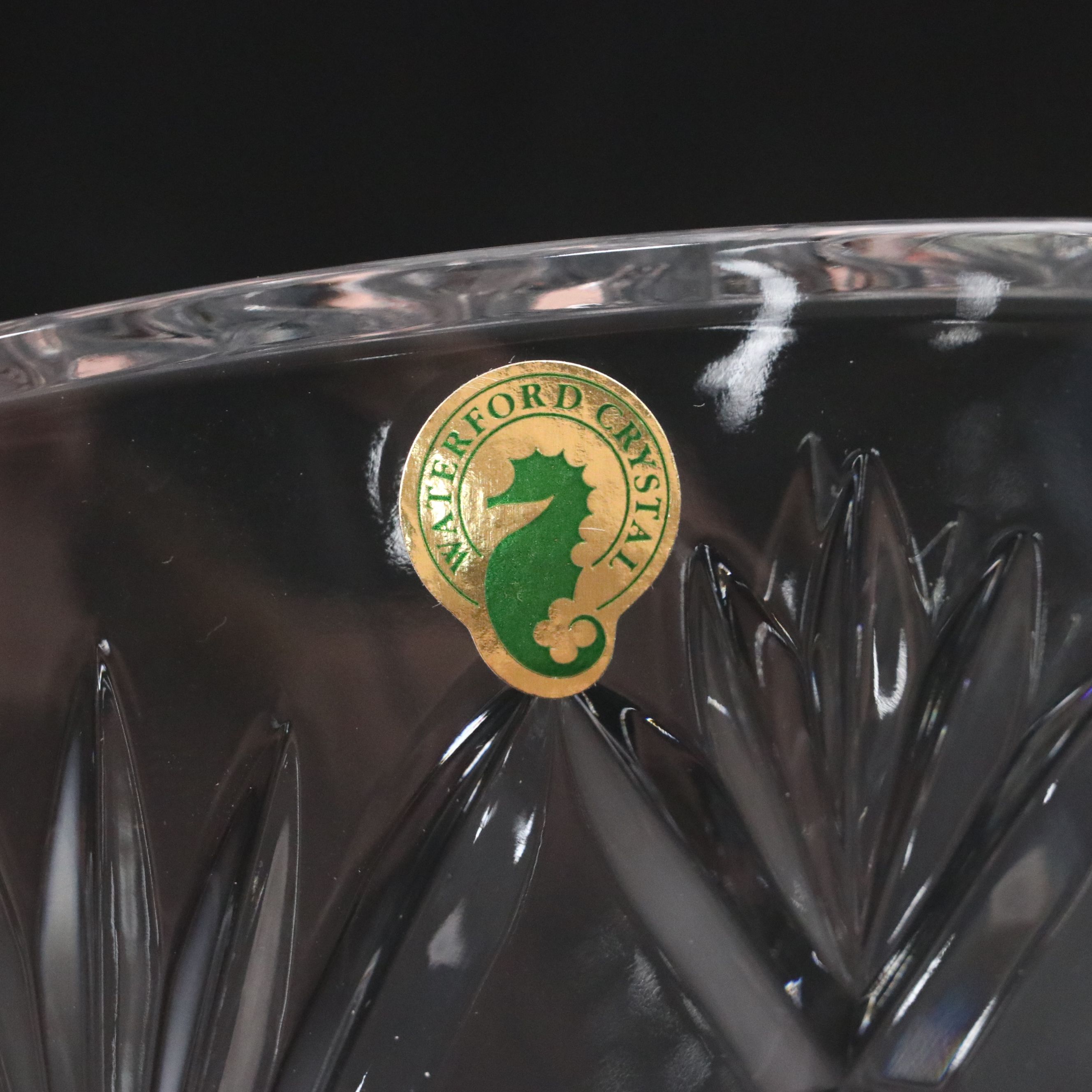 Waterford "Sullivan" Crystal Bowl with "Newberry," "O'Connell," and Other Trays