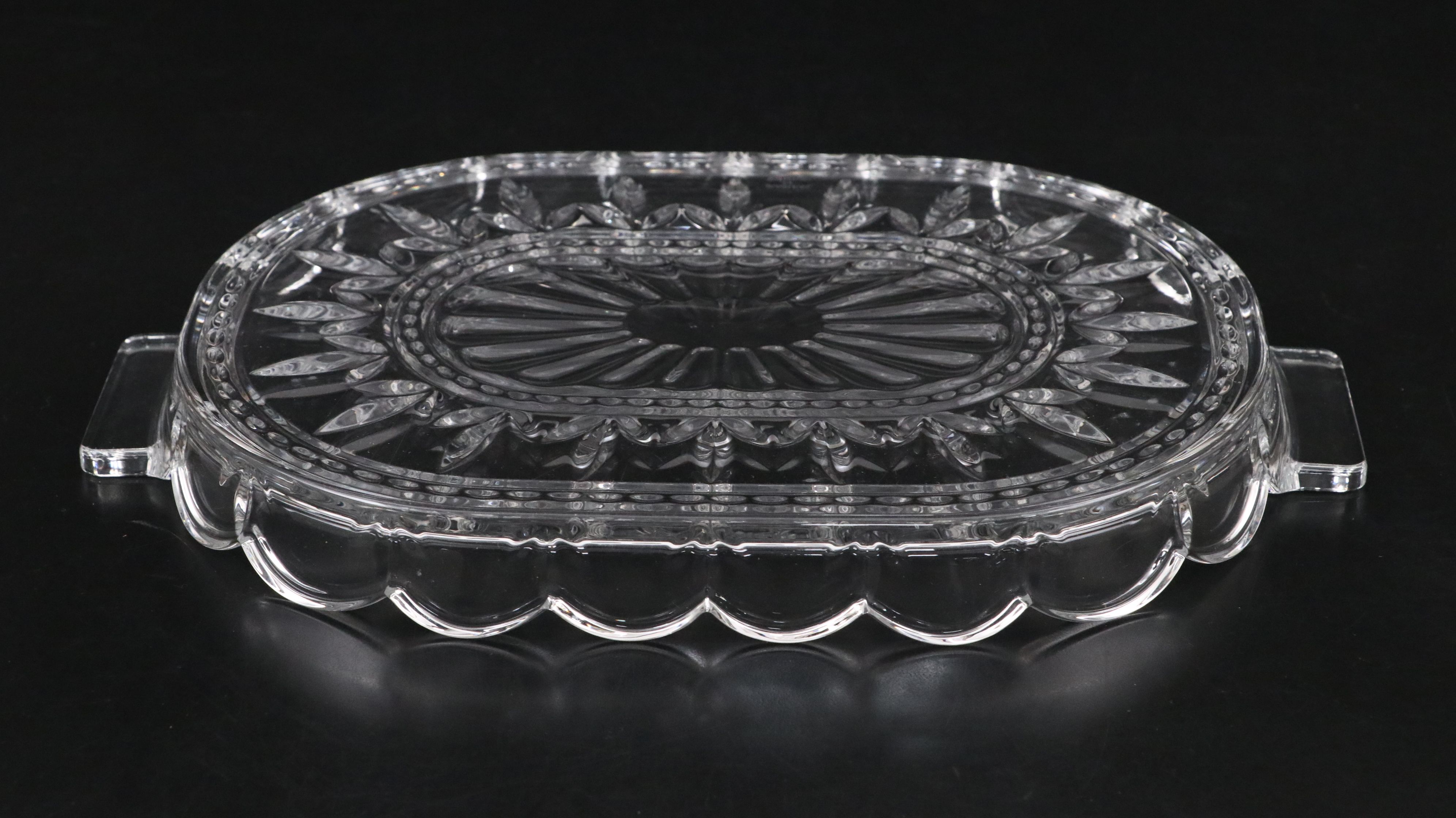 Waterford "Sullivan" Crystal Bowl with "Newberry," "O'Connell," and Other Trays