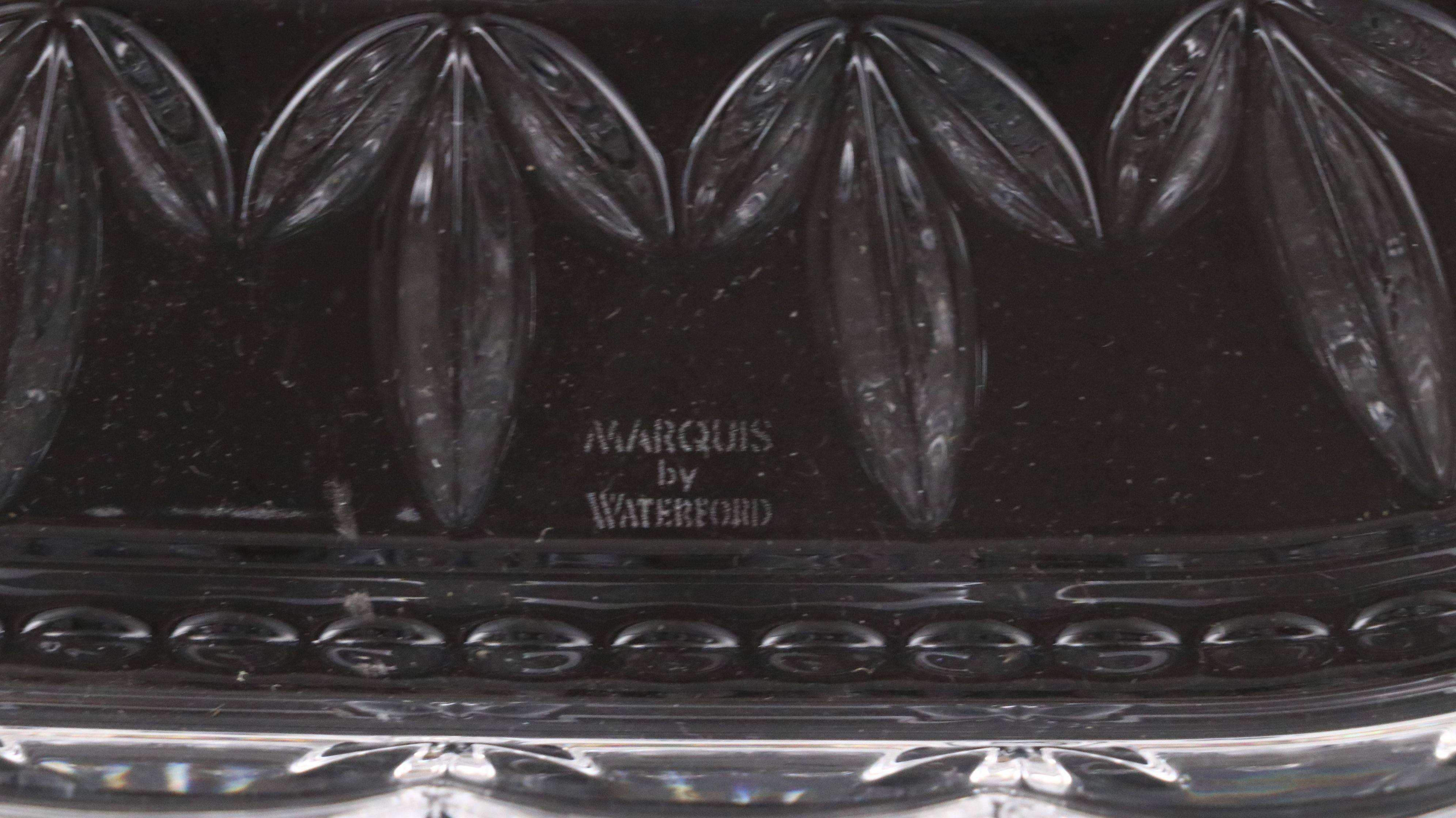 Waterford "Sullivan" Crystal Bowl with "Newberry," "O'Connell," and Other Trays