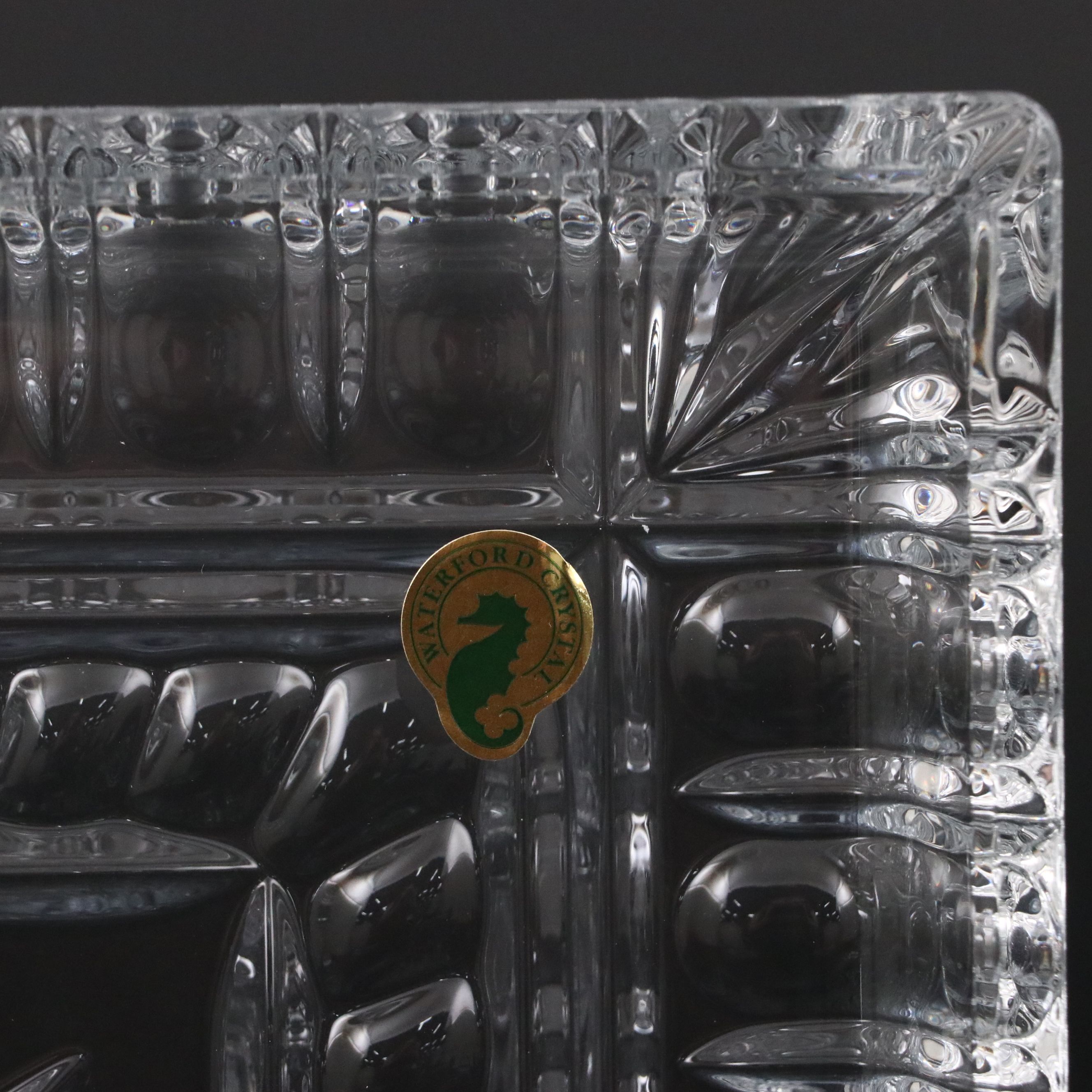 Waterford "Sullivan" Crystal Bowl with "Newberry," "O'Connell," and Other Trays