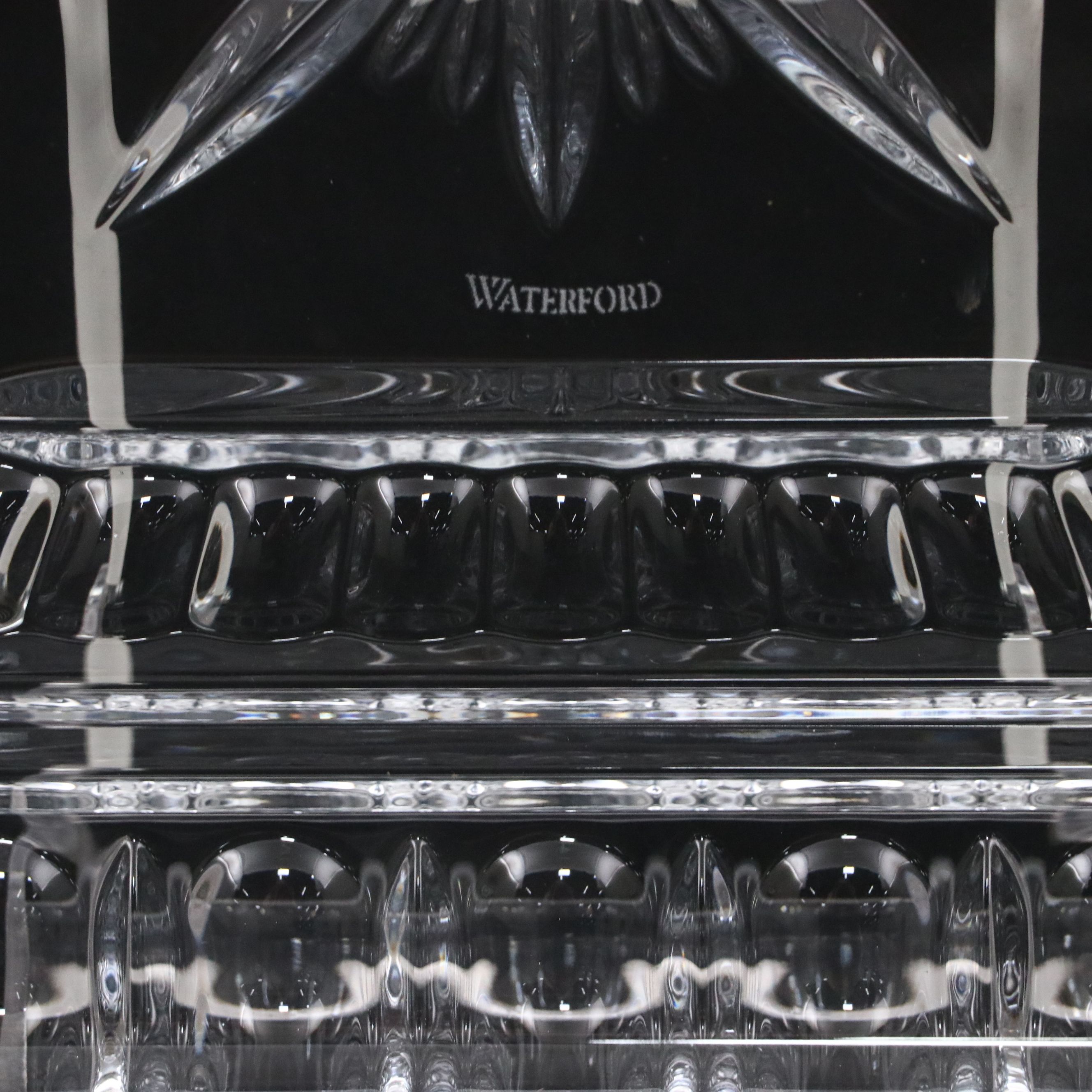 Waterford "Sullivan" Crystal Bowl with "Newberry," "O'Connell," and Other Trays