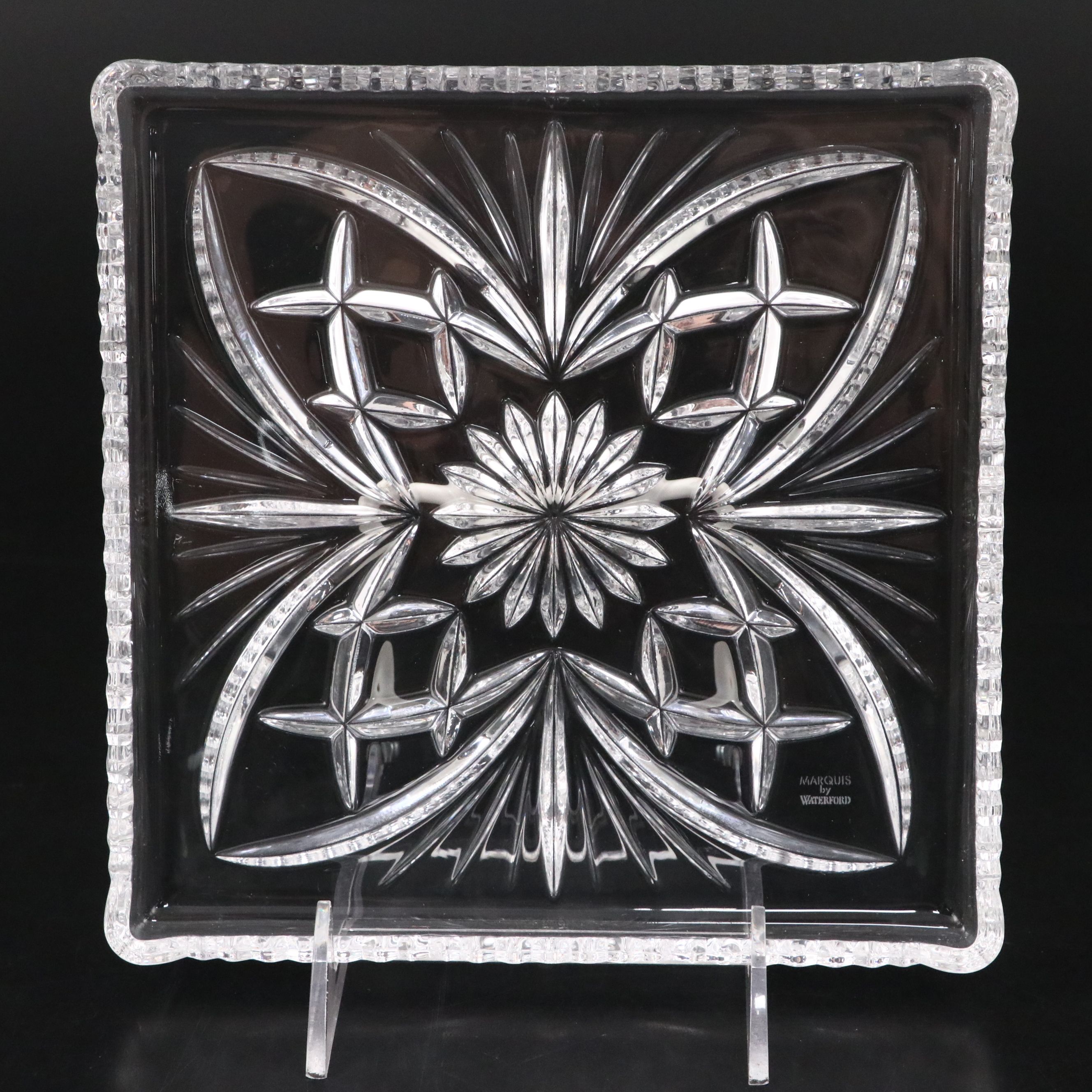 Waterford "Sullivan" Crystal Bowl with "Newberry," "O'Connell," and Other Trays