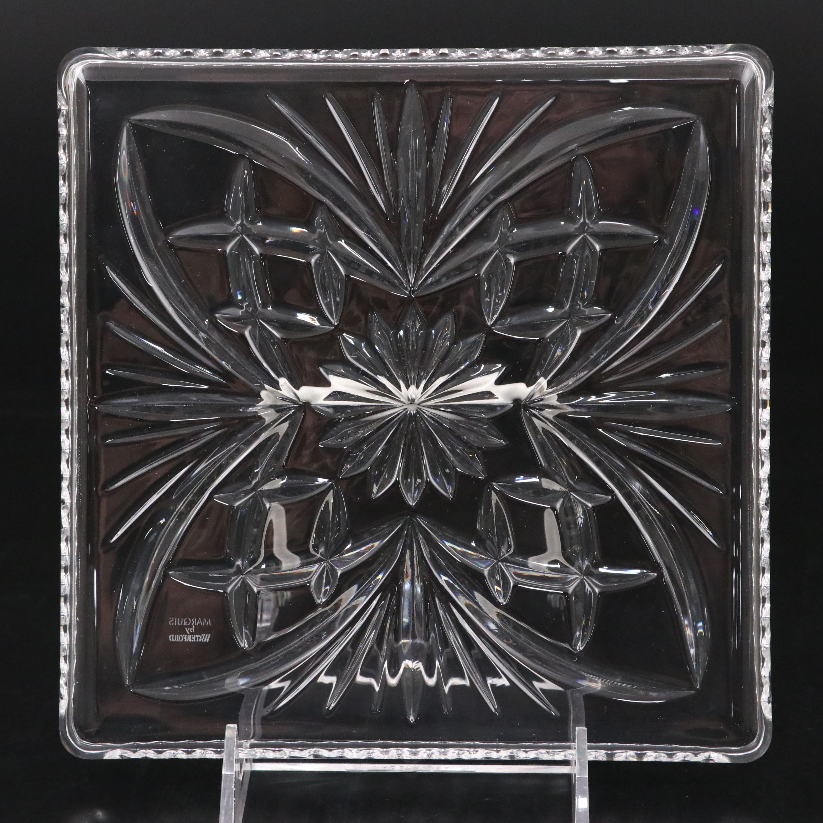 Waterford "Sullivan" Crystal Bowl with "Newberry," "O'Connell," and Other Trays