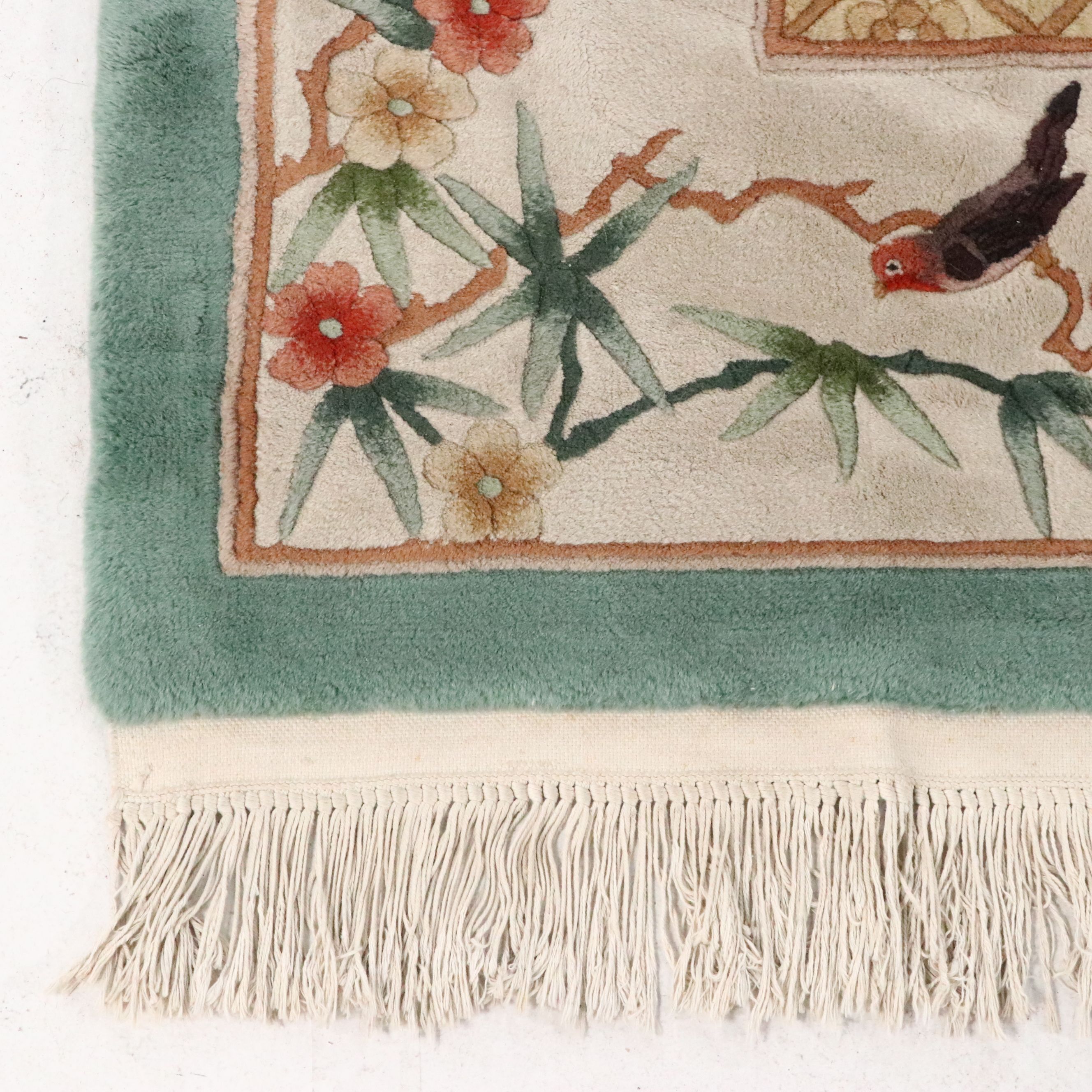 9' x 12'11 Hand-Knotted Chinese Peking Room-Sized Rug