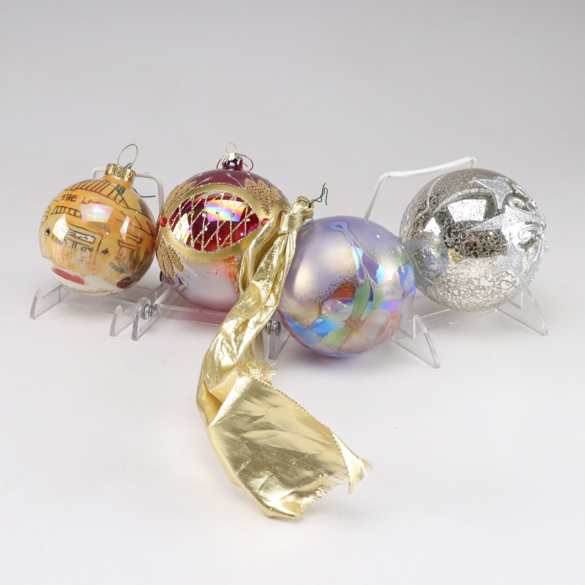 Blown Glass & Hand-Painted Christmas Ornaments