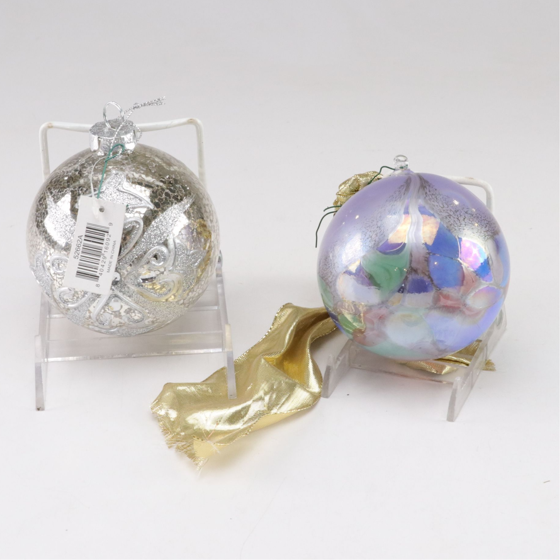 Blown Glass & Hand-Painted Christmas Ornaments