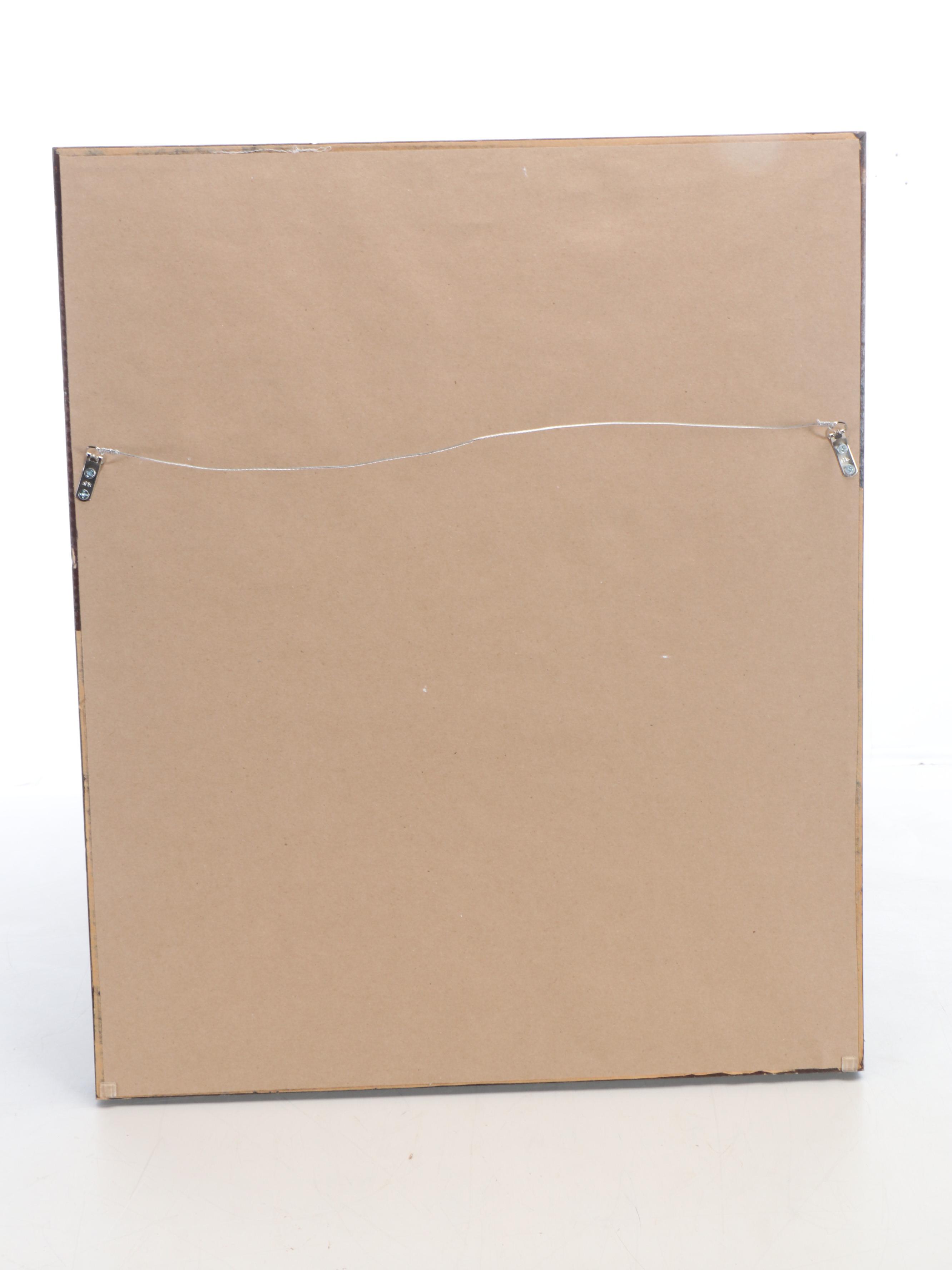 American Empire Style Wood Wall Mirror