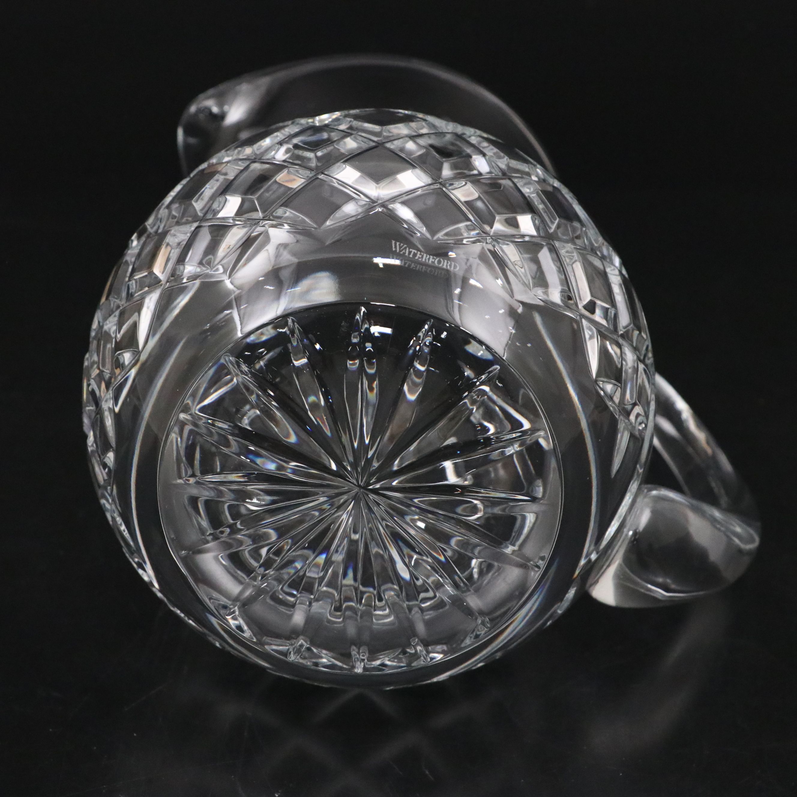 Waterford Crystal "Lismore" Pitcher with Marquis by Waterford Crystal Glasses