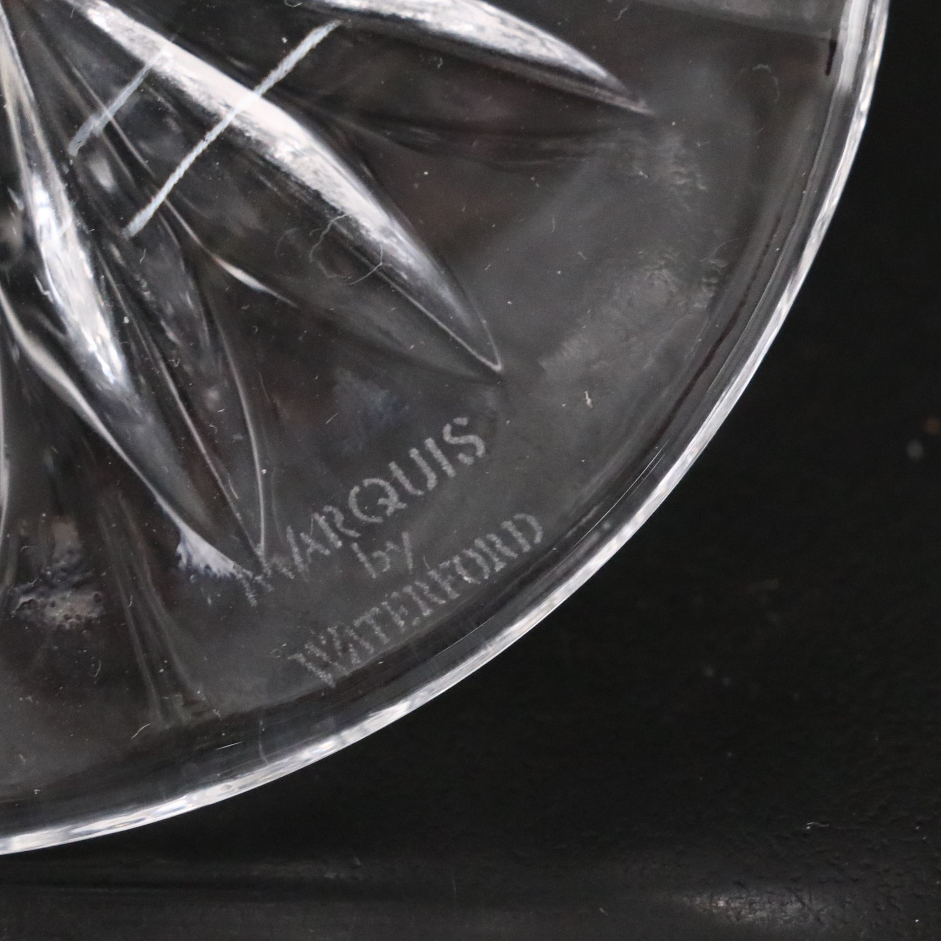 Waterford Crystal "Lismore" Pitcher with Marquis by Waterford Crystal Glasses