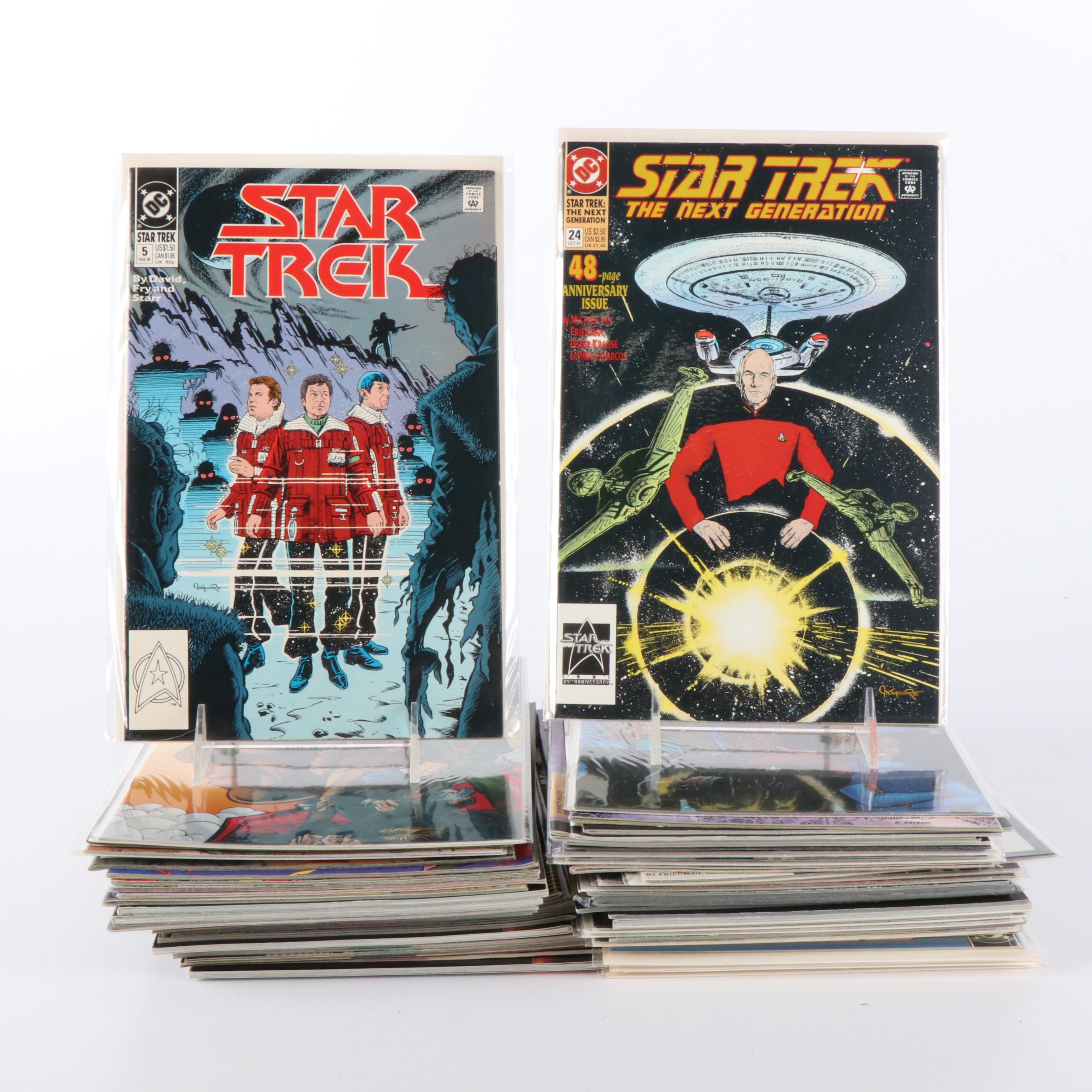 100+ Modern Age "Star Trek" and "Star Trek The Next Generation" Comics and Book