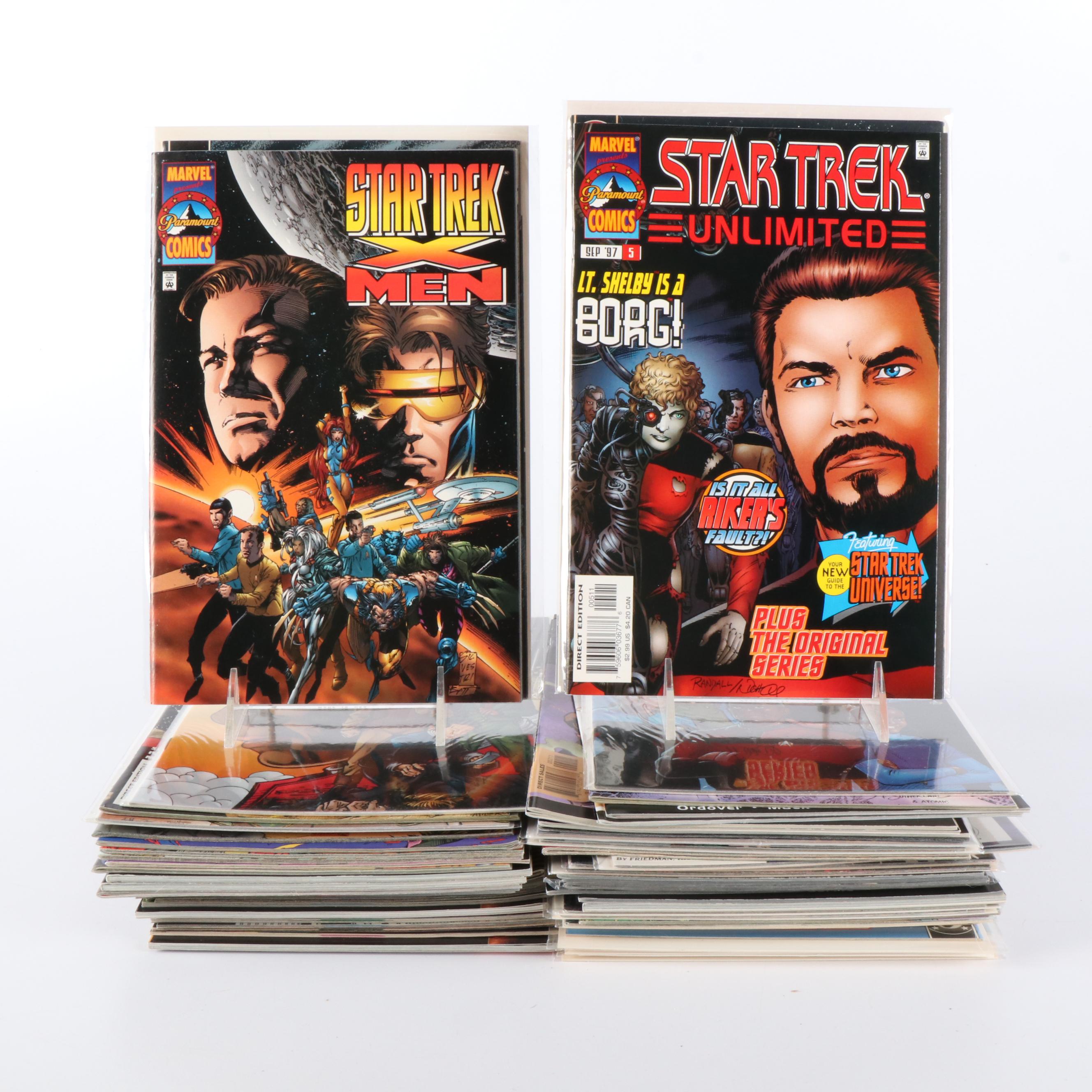 100+ Modern Age "Star Trek" and "Star Trek The Next Generation" Comics and Book